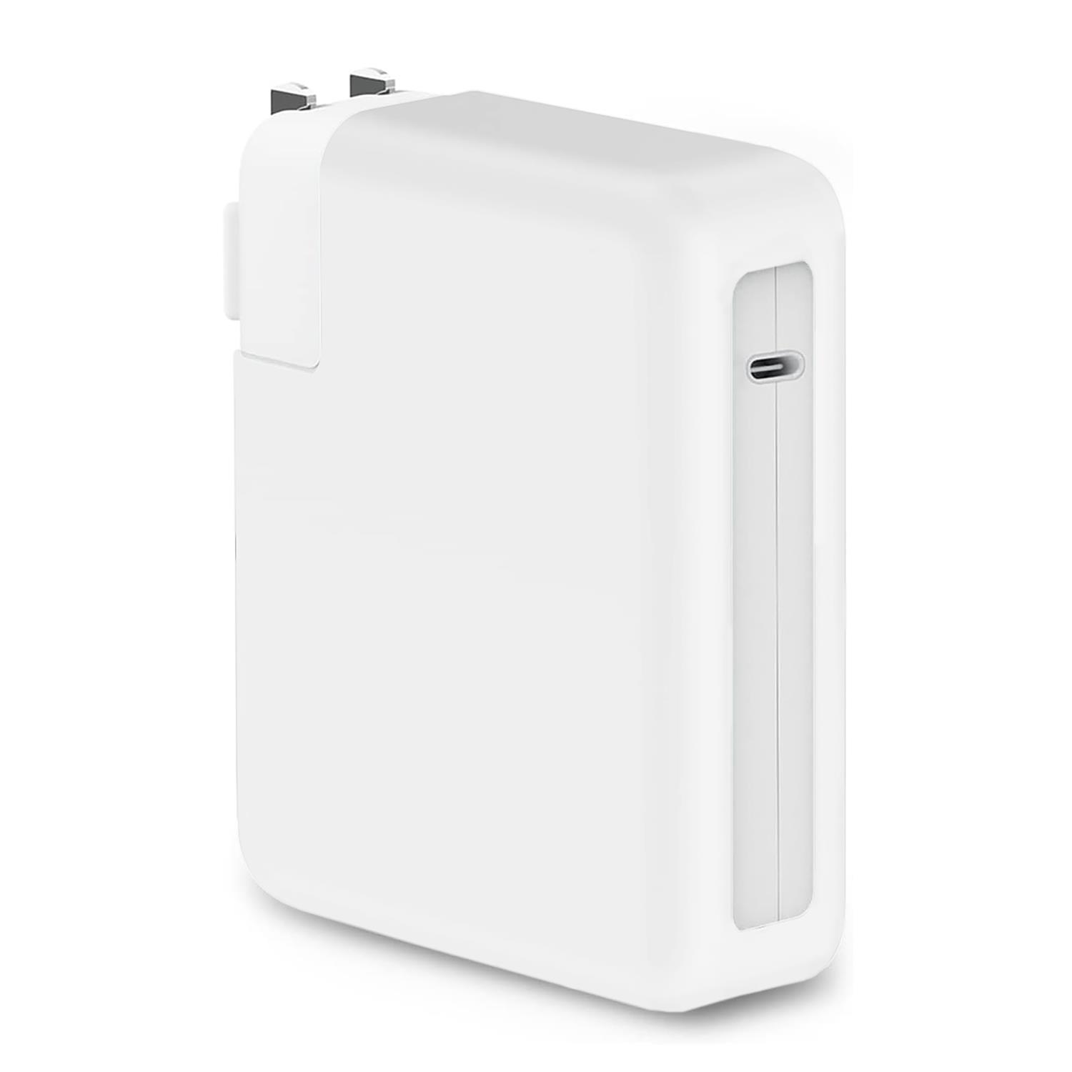 Microsonic Macbook Şarj Adaptör Kılıf 85W-87W-96W Matte Silicone Beyaz