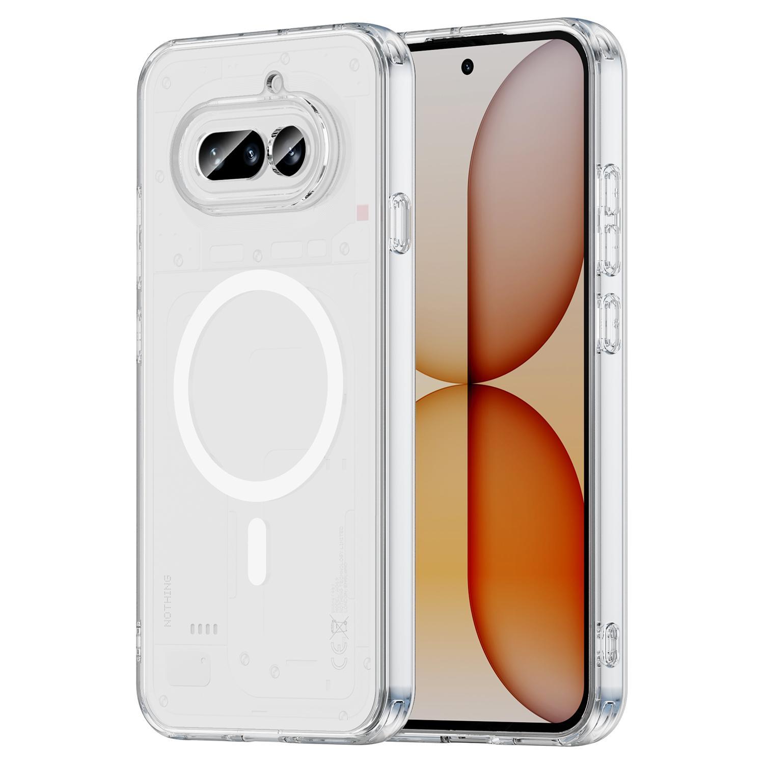 Microsonic Nothing Phone 4a Kılıf MagSafe Clear Sararmaz Şeffaf