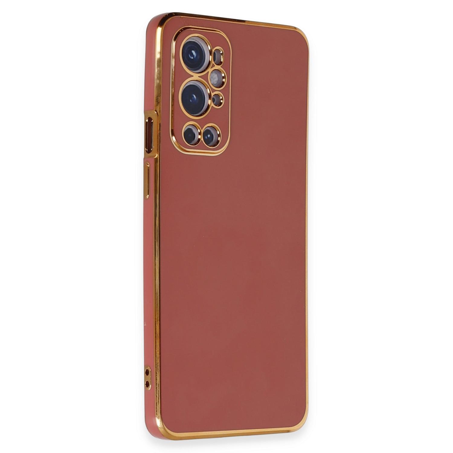 Microsonic OnePlus 9 Pro Kılıf Olive Plated Kırmızı