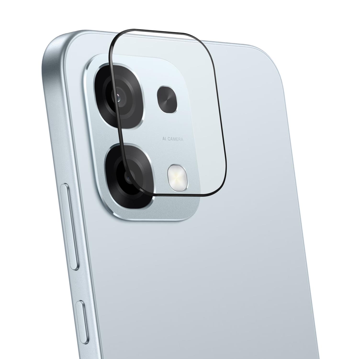 Microsonic Oppo A6 Pro Kamera Lens Koruma Camı Siyah