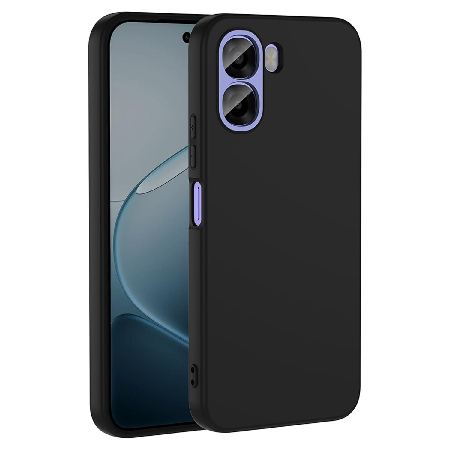 Microsonic Oppo A6T Kılıf Groovy Soft Siyah