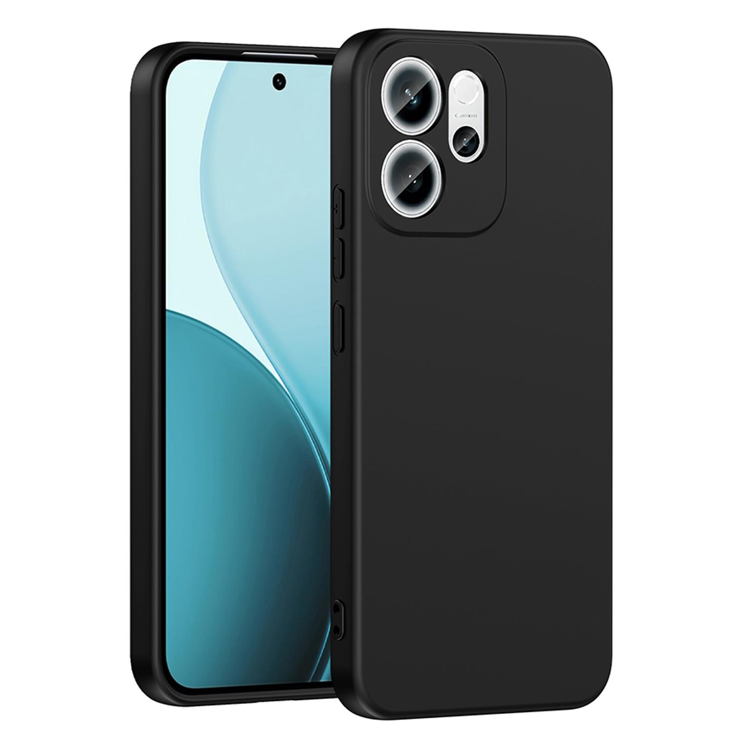 Microsonic Oppo Reno 14F 5G Kılıf Groovy Soft Siyah