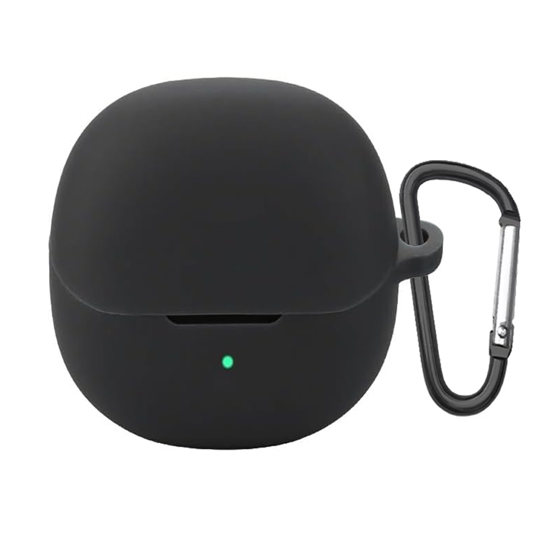 Microsonic QCY MeloBuds Pro Kılıf Askılı Mat Silikon Siyah