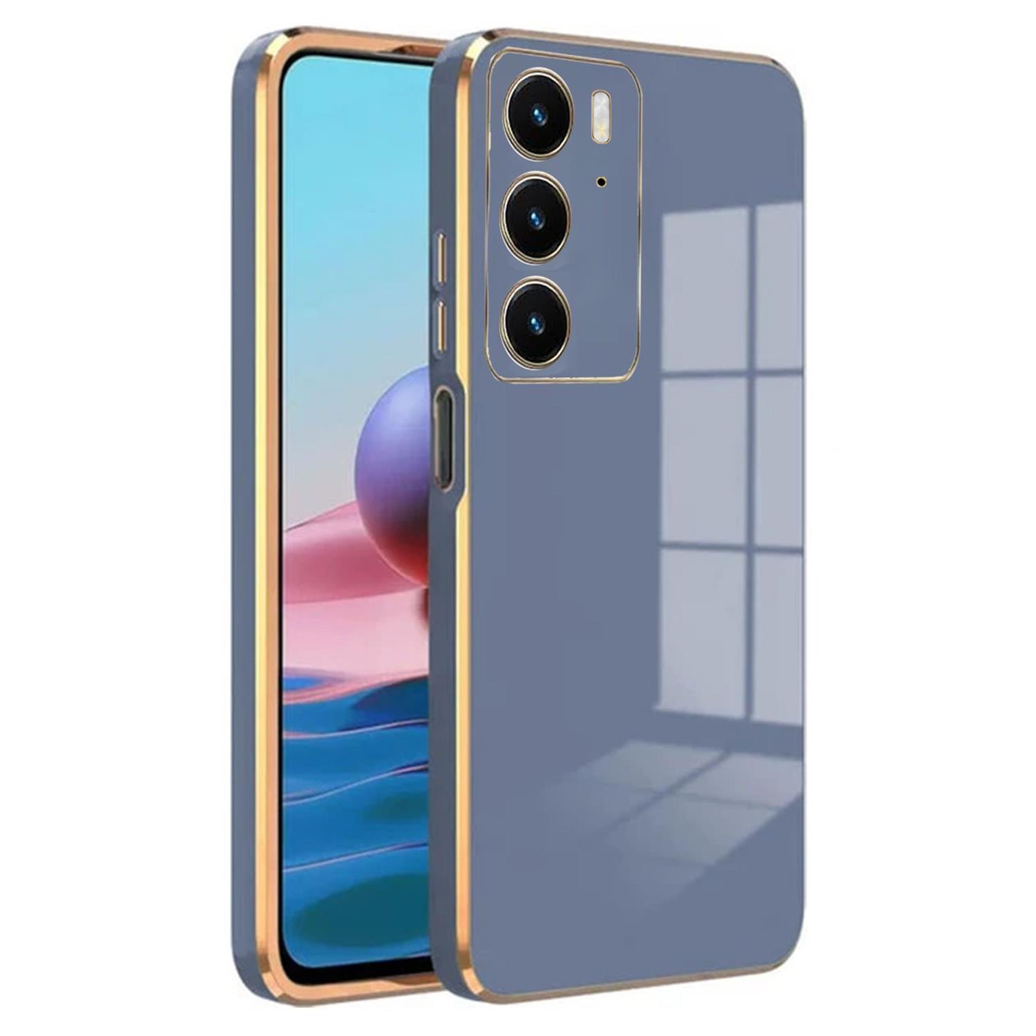 Microsonic Realme C75 Kılıf Olive Plated Lavanta Grisi