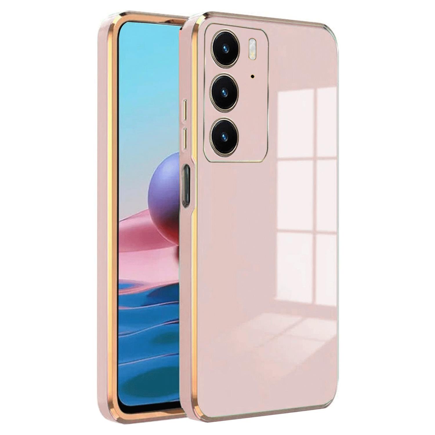 Microsonic Realme C75 Kılıf Olive Plated Pembe