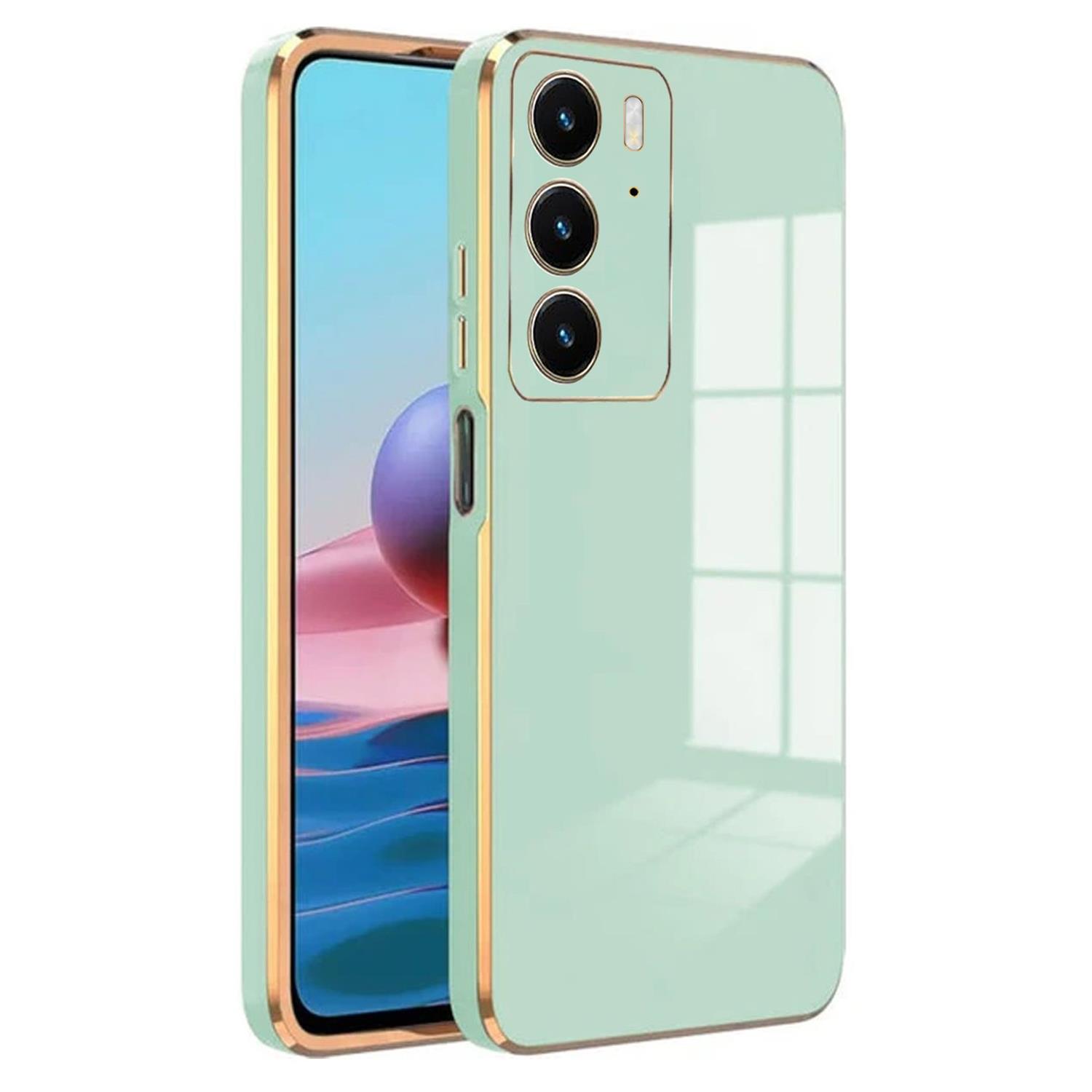 Microsonic Realme C75 Kılıf Olive Plated Yeşil