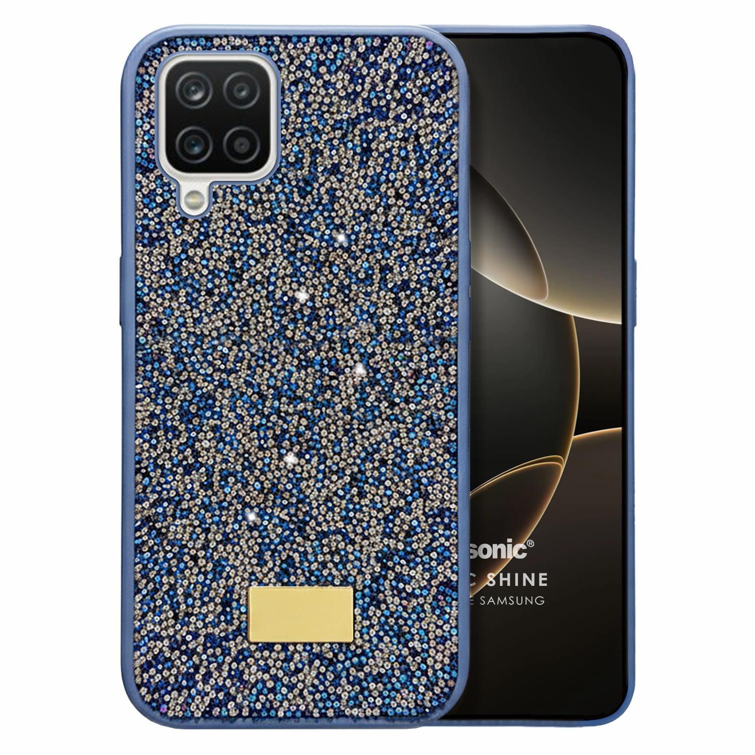 Microsonic Samsung Galaxy M12 Kılıf Cosmic Shine Lacivert