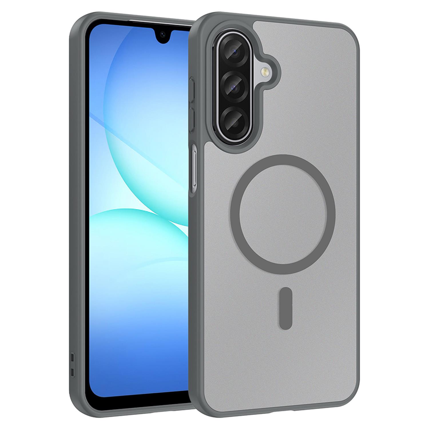 Microsonic Samsung Galaxy A17 Kılıf MagSmoke Neo Gri