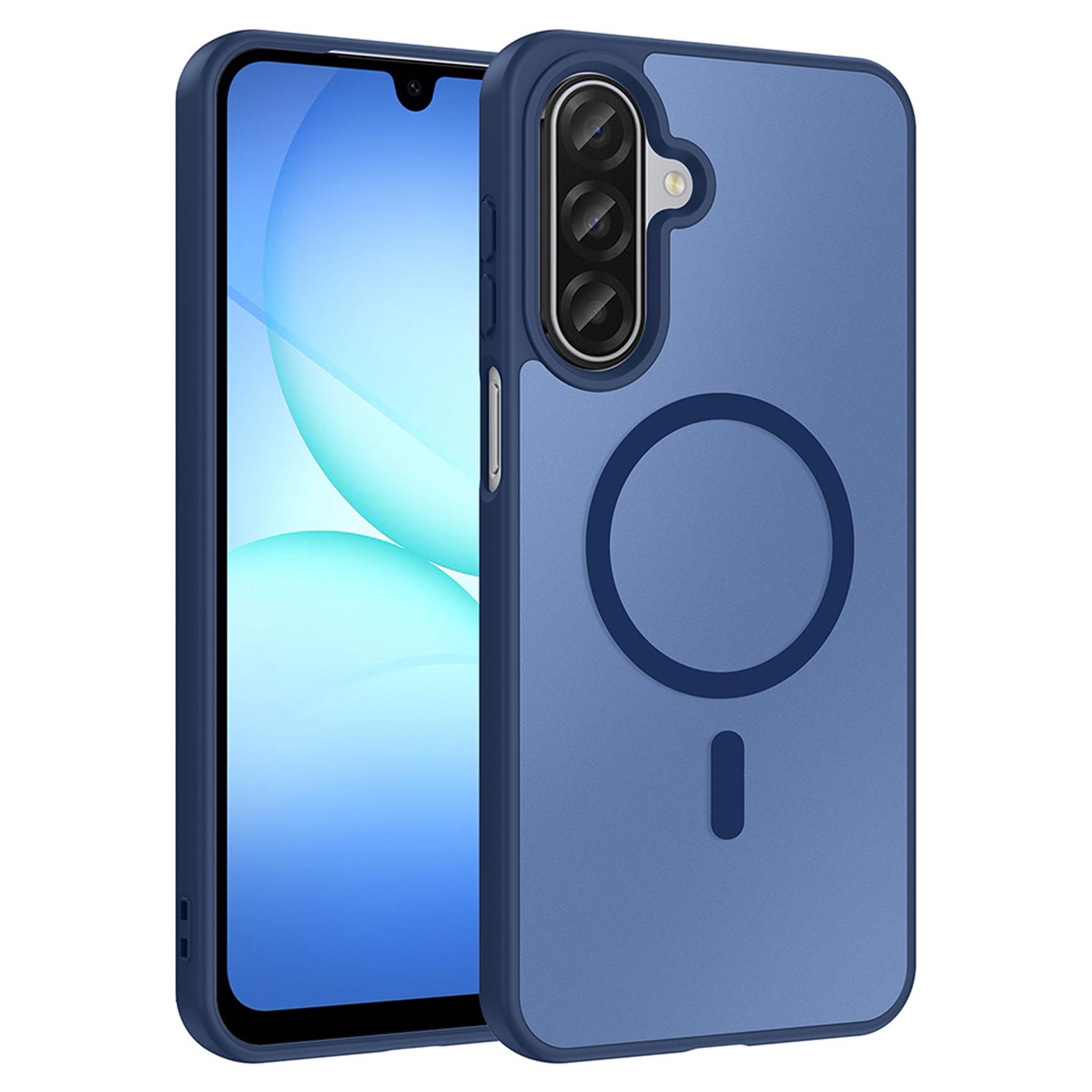 Microsonic Samsung Galaxy A17 Kılıf MagSmoke Neo Lacivert