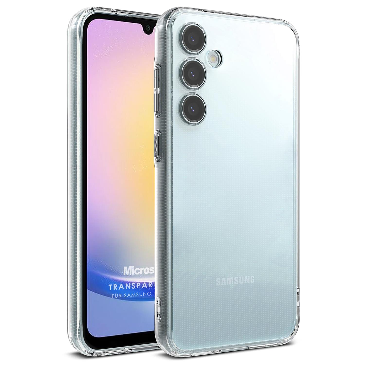 Microsonic Samsung Galaxy A25 Kılıf Transparent Soft Şeffaf