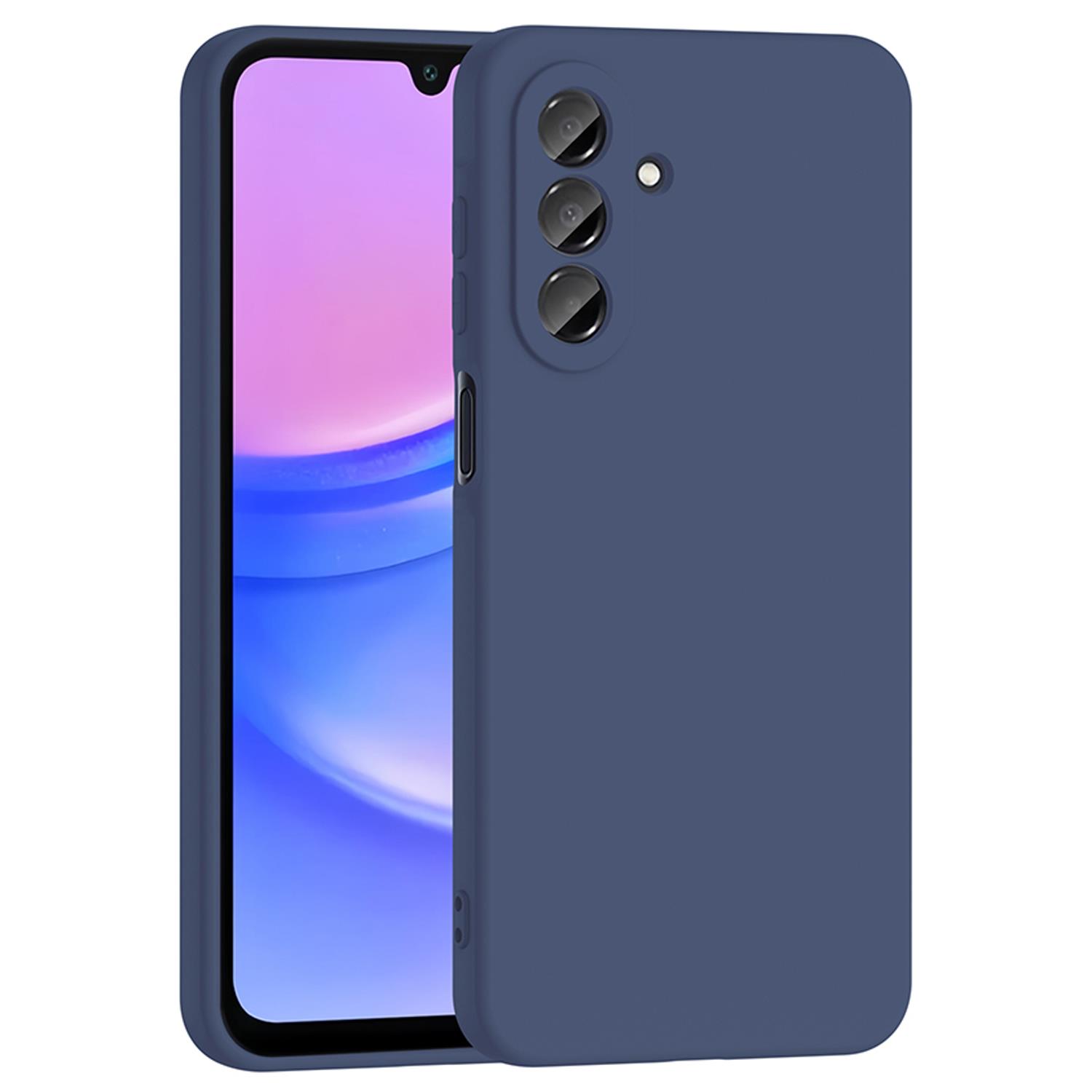 Microsonic Samsung Galaxy A27 Kılıf Groovy Soft Lacivert