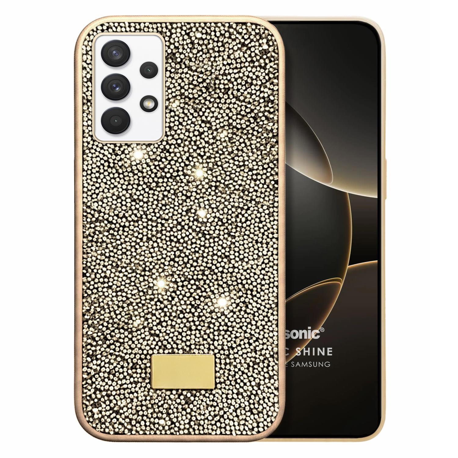 Microsonic Samsung Galaxy A32 4G Kılıf Cosmic Shine Gold