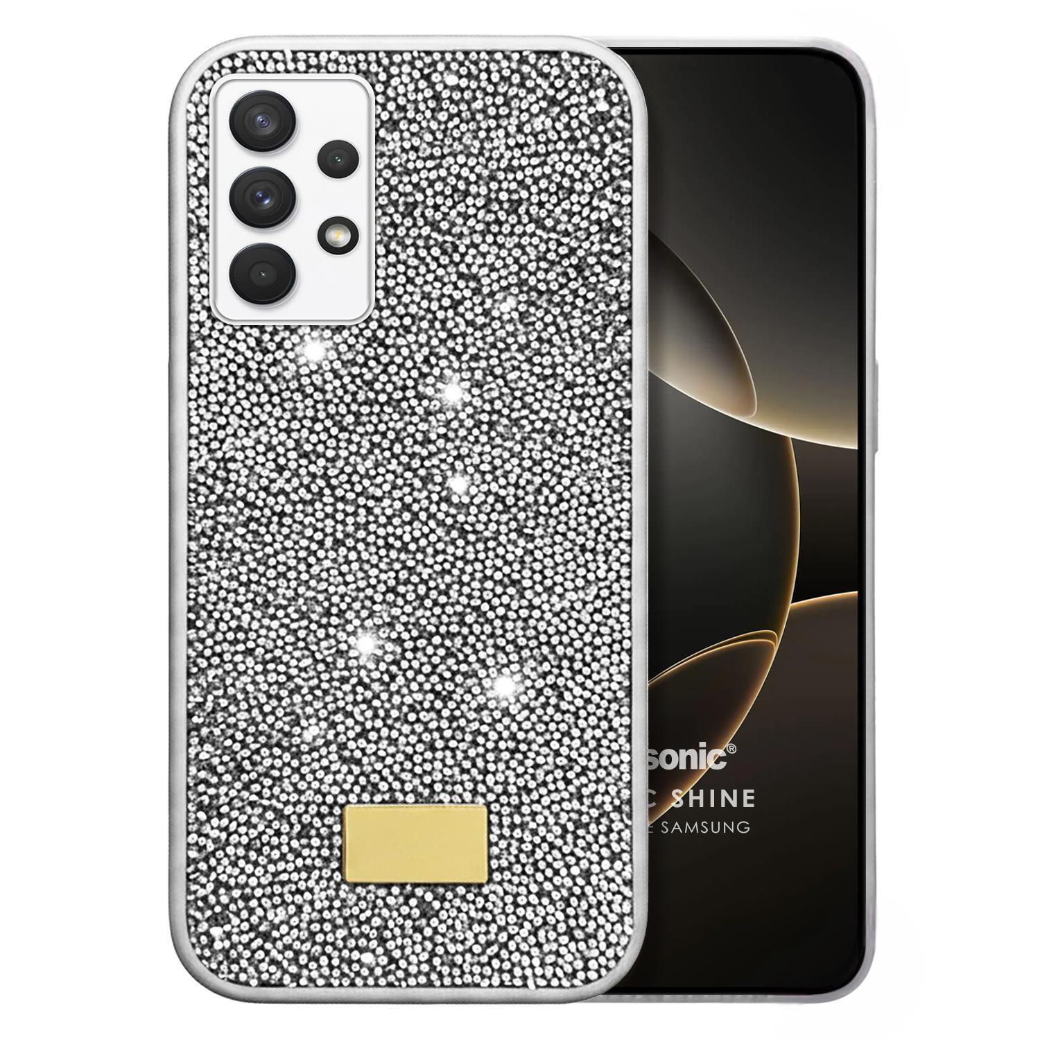 Microsonic Samsung Galaxy A32 4G Kılıf Cosmic Shine Gümüş