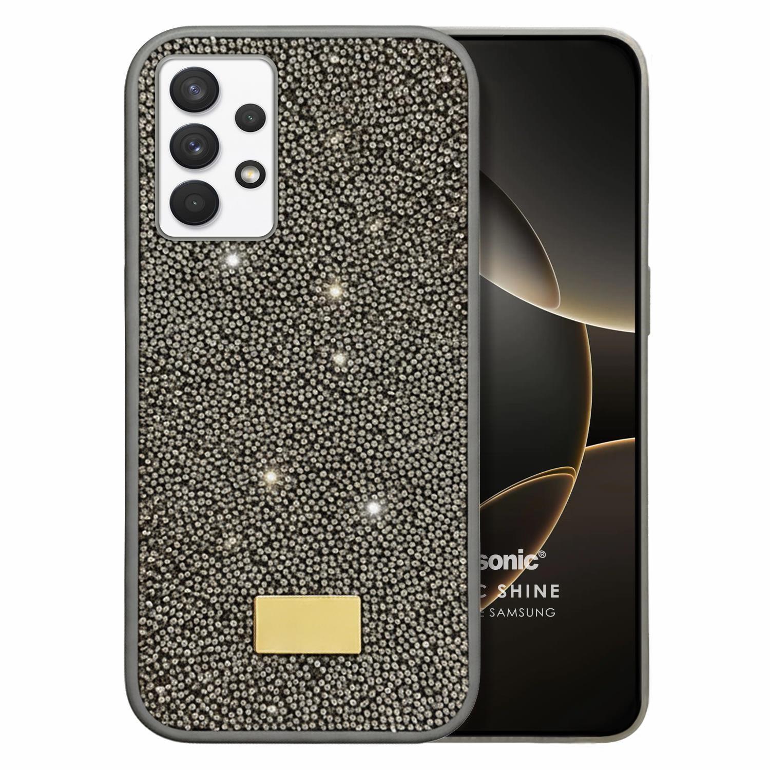 Microsonic Samsung Galaxy A32 4G Kılıf Cosmic Shine Koyu Gri