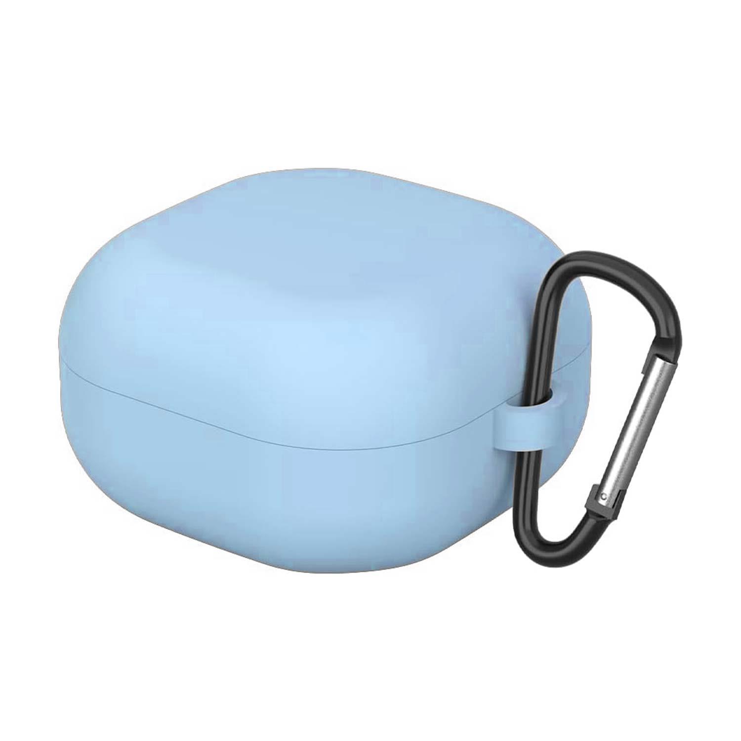 Microsonic Samsung Galaxy Buds 4 Kılıf Askılı Mat Silikon Mavi