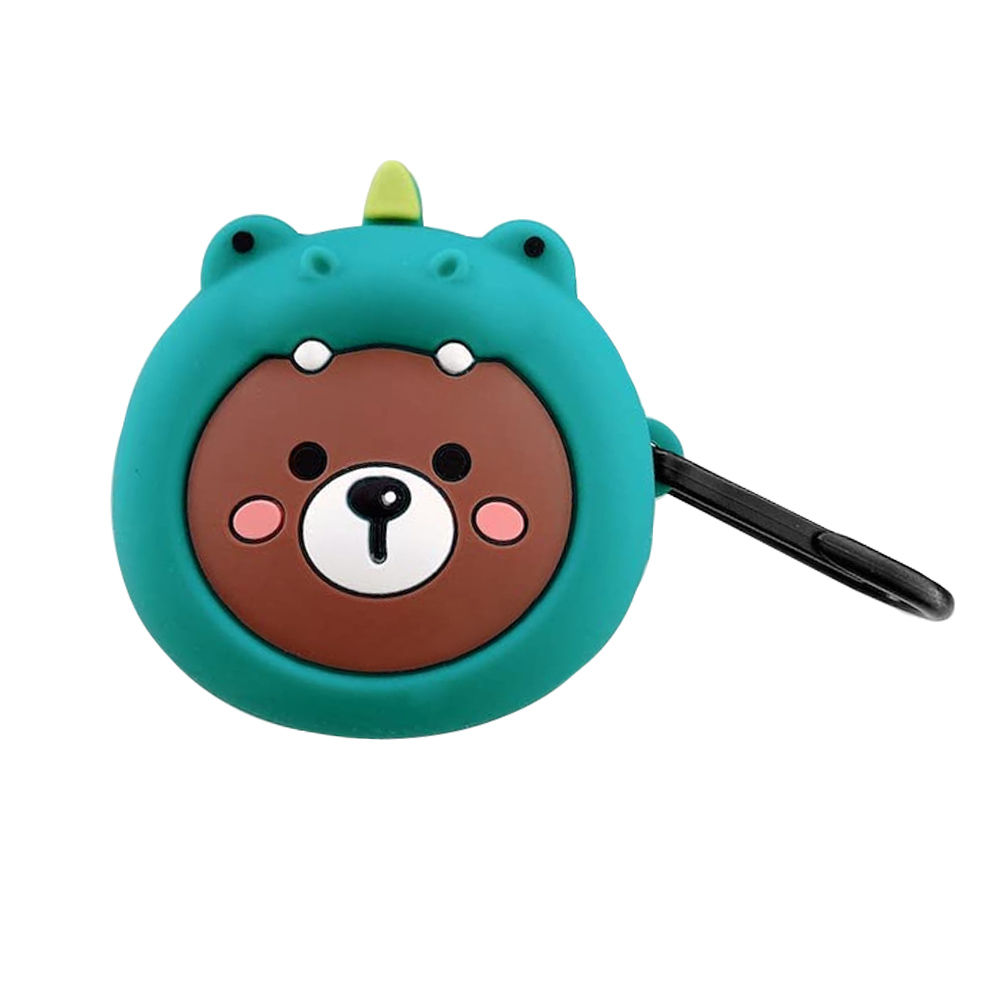 Microsonic Samsung Galaxy Buds FE Kılıf Cartoon Figürlü Silikon Crtn-Fgr-Ayi-Ysl