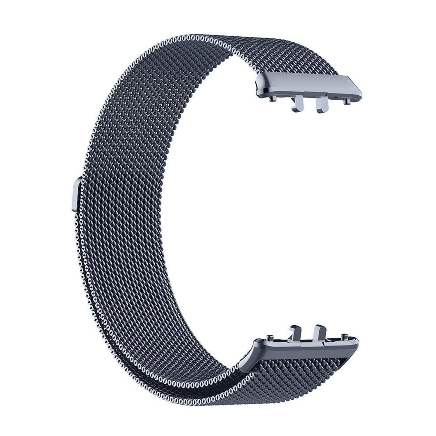 Microsonic Samsung Galaxy Fit 3 Milanese Loop Kordon Koyu Gri