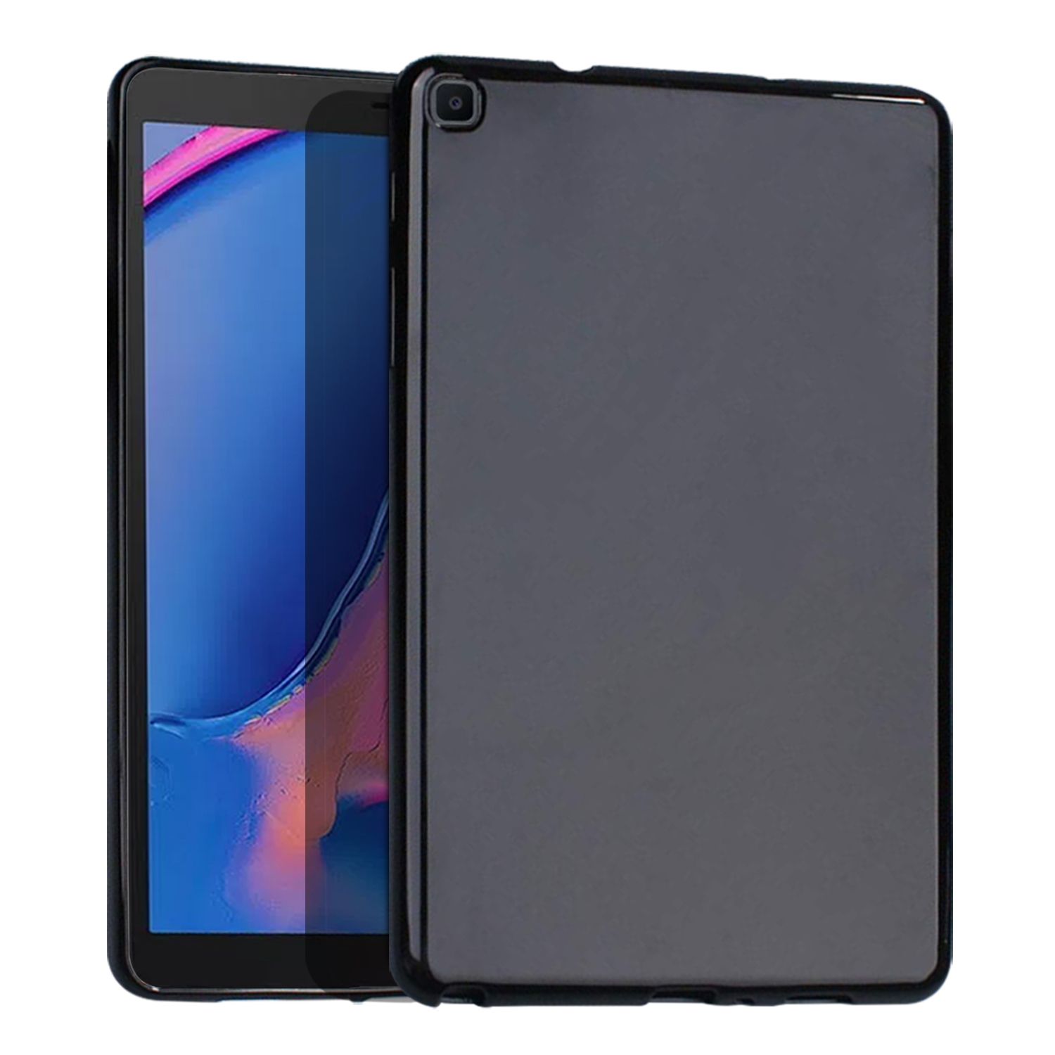 Microsonic Samsung Galaxy Tab A 8 2019 T290 Kılıf Transparent Soft Siyah