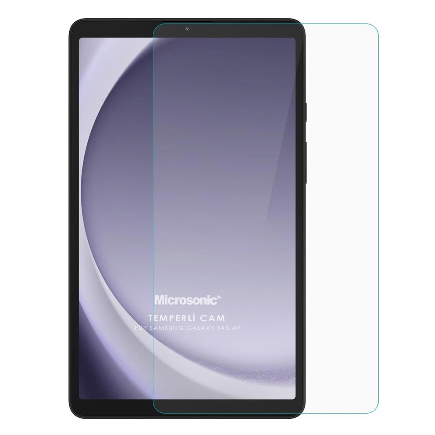 Microsonic Samsung Galaxy Tab A9 Tempered Glass Cam Ekran Koruyucu