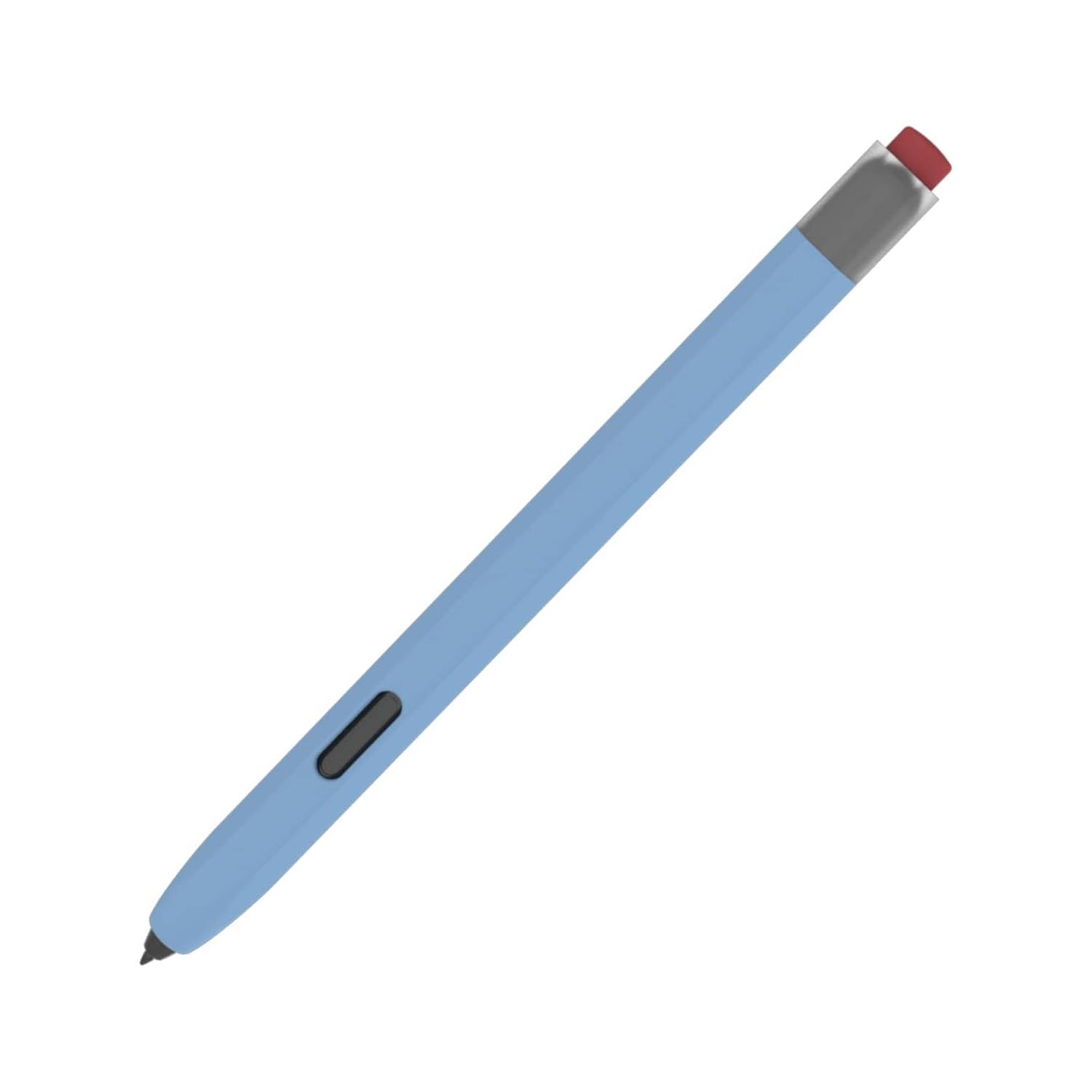 Microsonic Samsung Galaxy Tab S Pen Kılıf Retro Style Mat Silikon Mavi