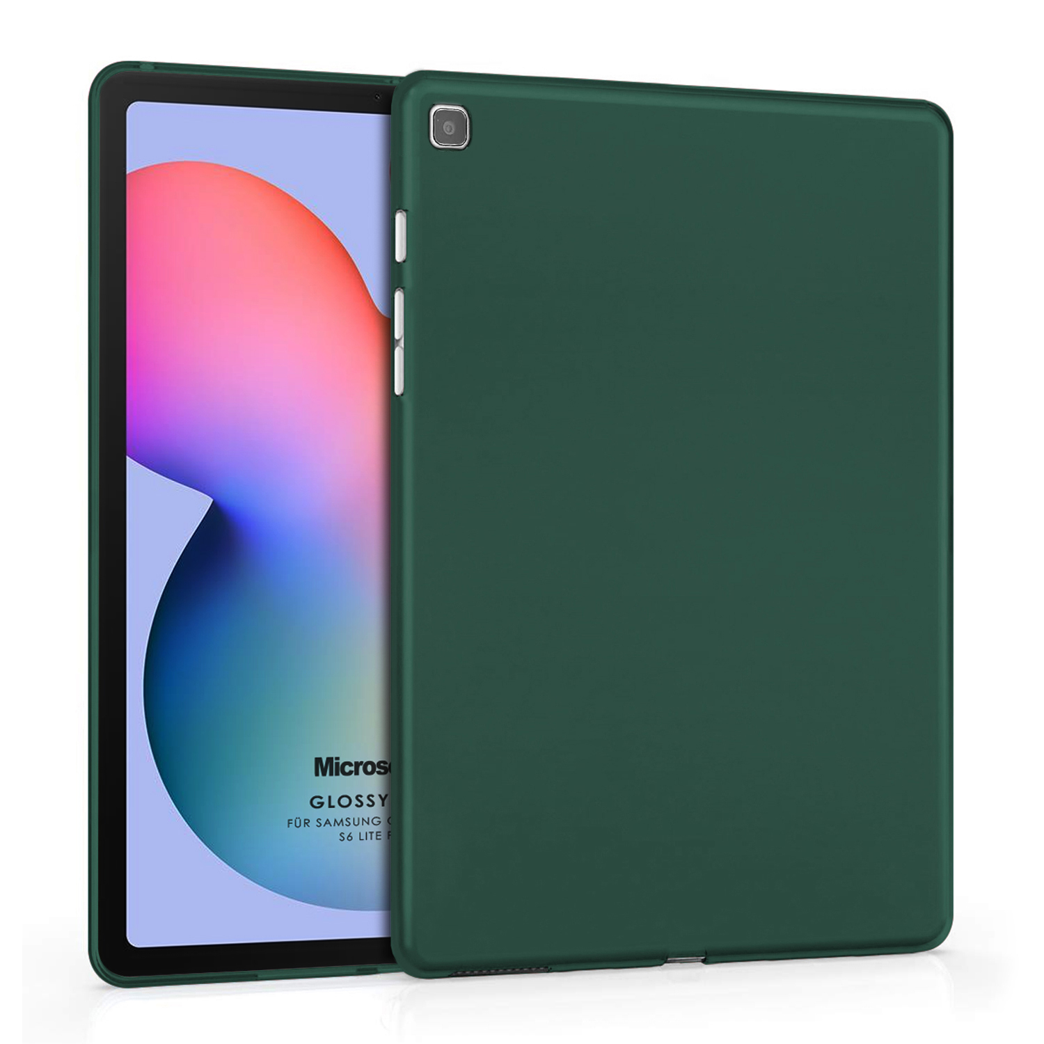 Microsonic Samsung Galaxy Tab S6 Lite 10 4 P610 Kılıf Matte Silicone Yeşil