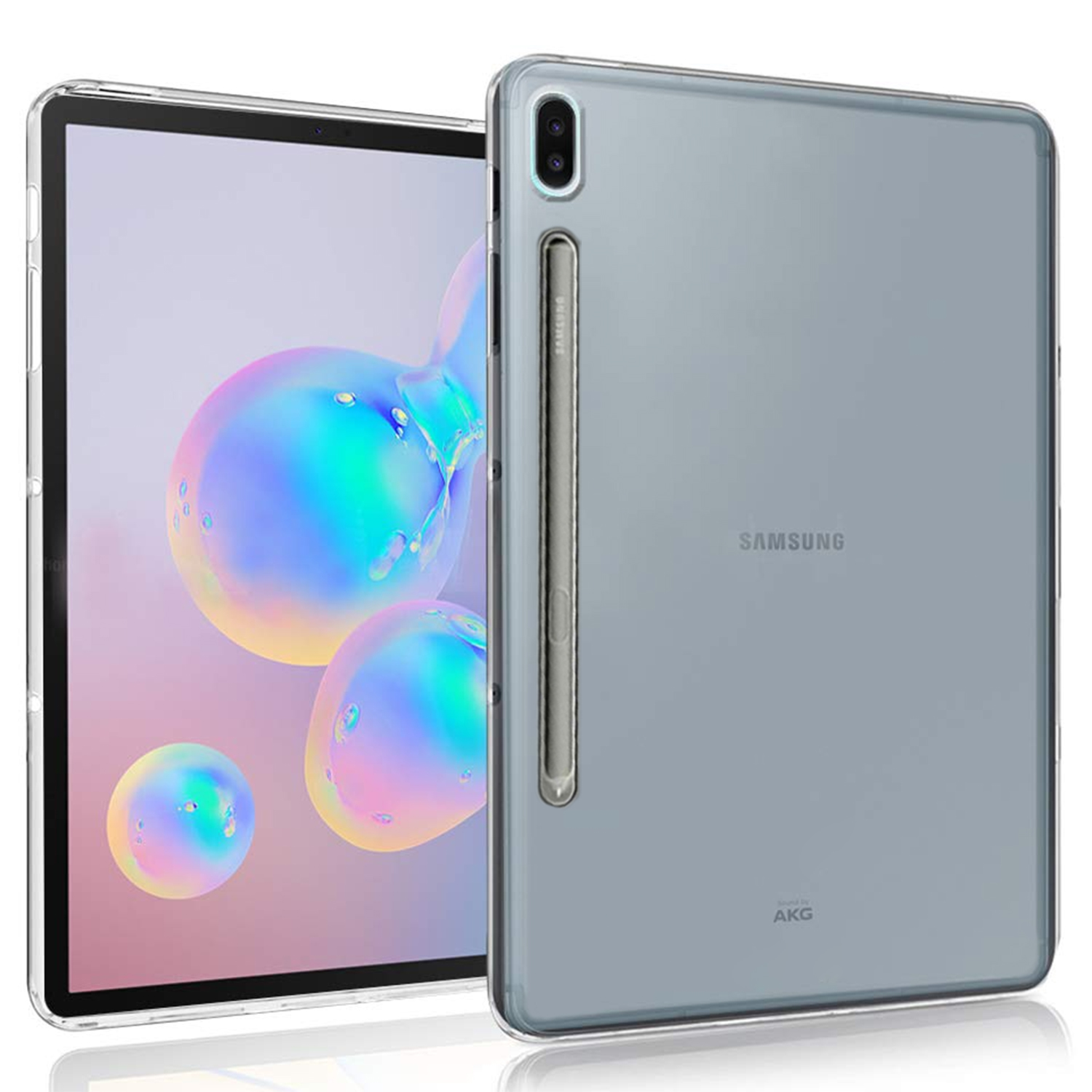 Microsonic Samsung Galaxy Tab S6 10 6 T860 Kılıf Transparent Soft Beyaz