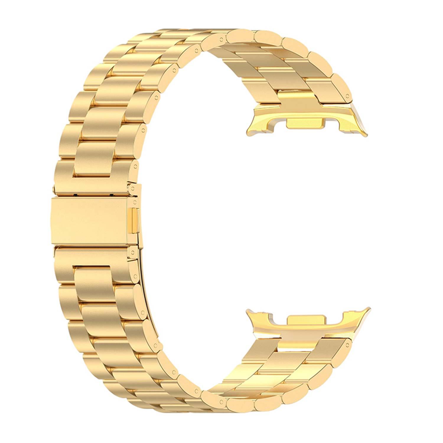 Microsonic Samsung Galaxy Watch 8 Classic 46mm Metal Stainless Steel Kordon Gold