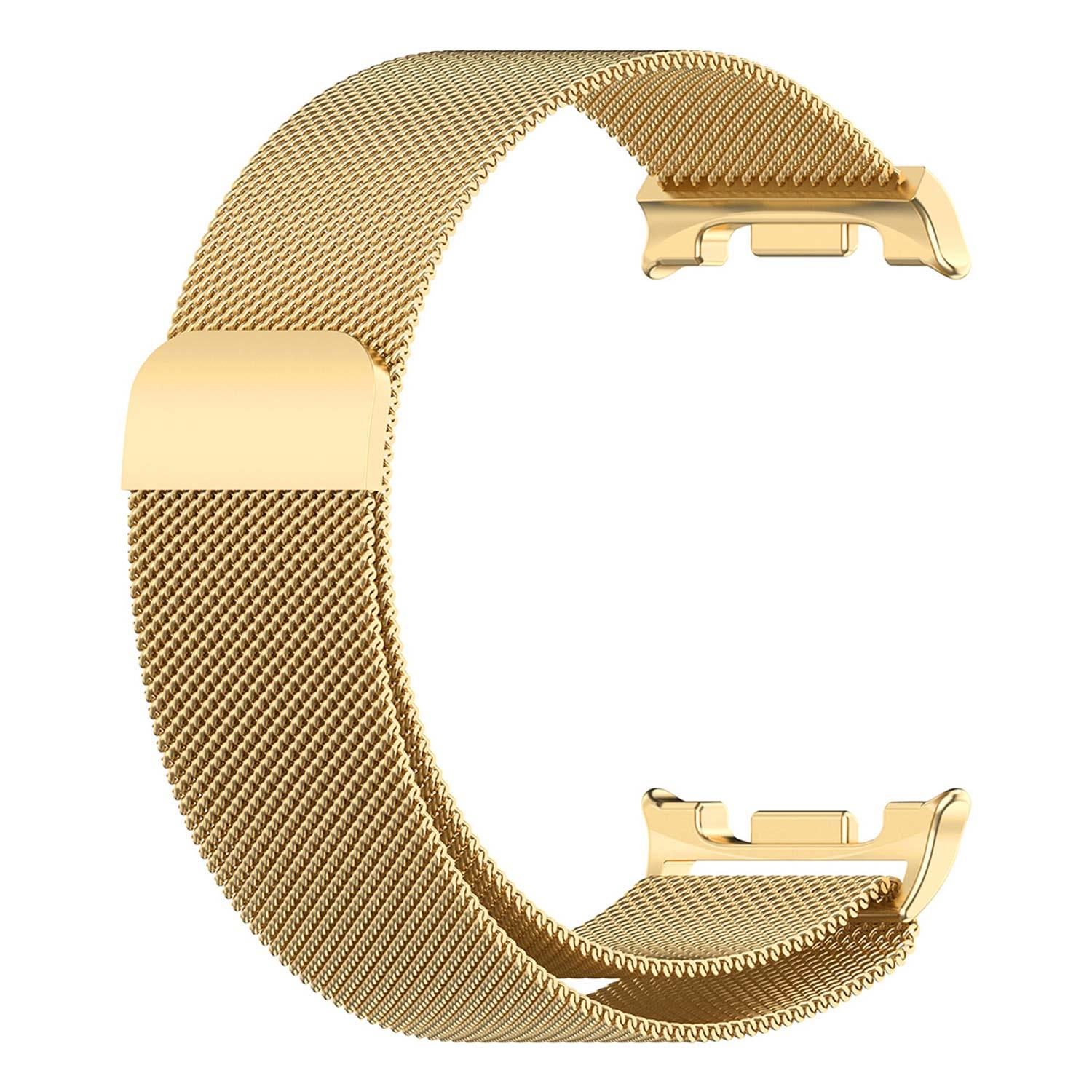 Microsonic Samsung Galaxy Watch 8 Classic 46mm Milanese Loop Kordon Gold