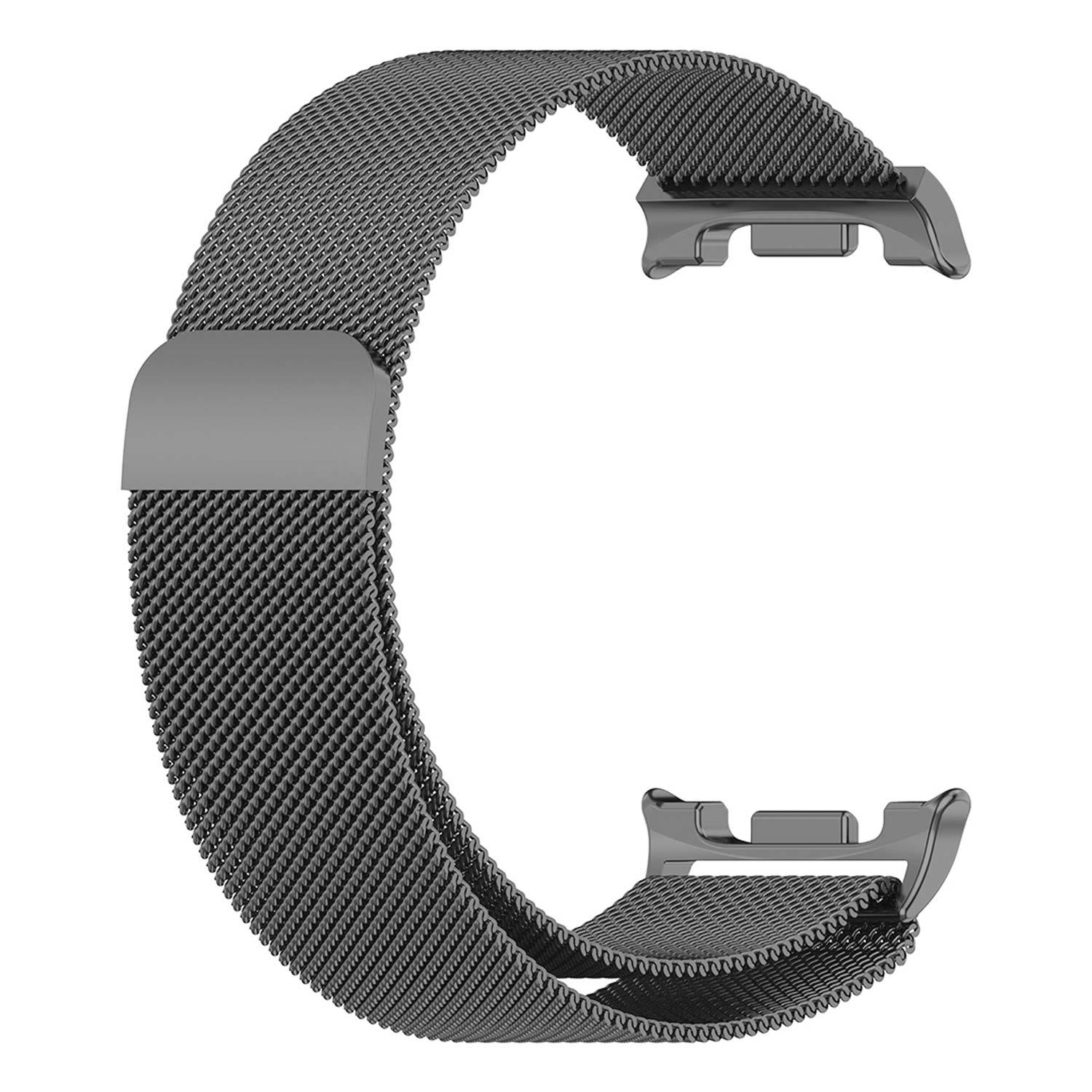 Microsonic Samsung Galaxy Watch 8 Classic 46mm Milanese Loop Kordon Koyu Gri