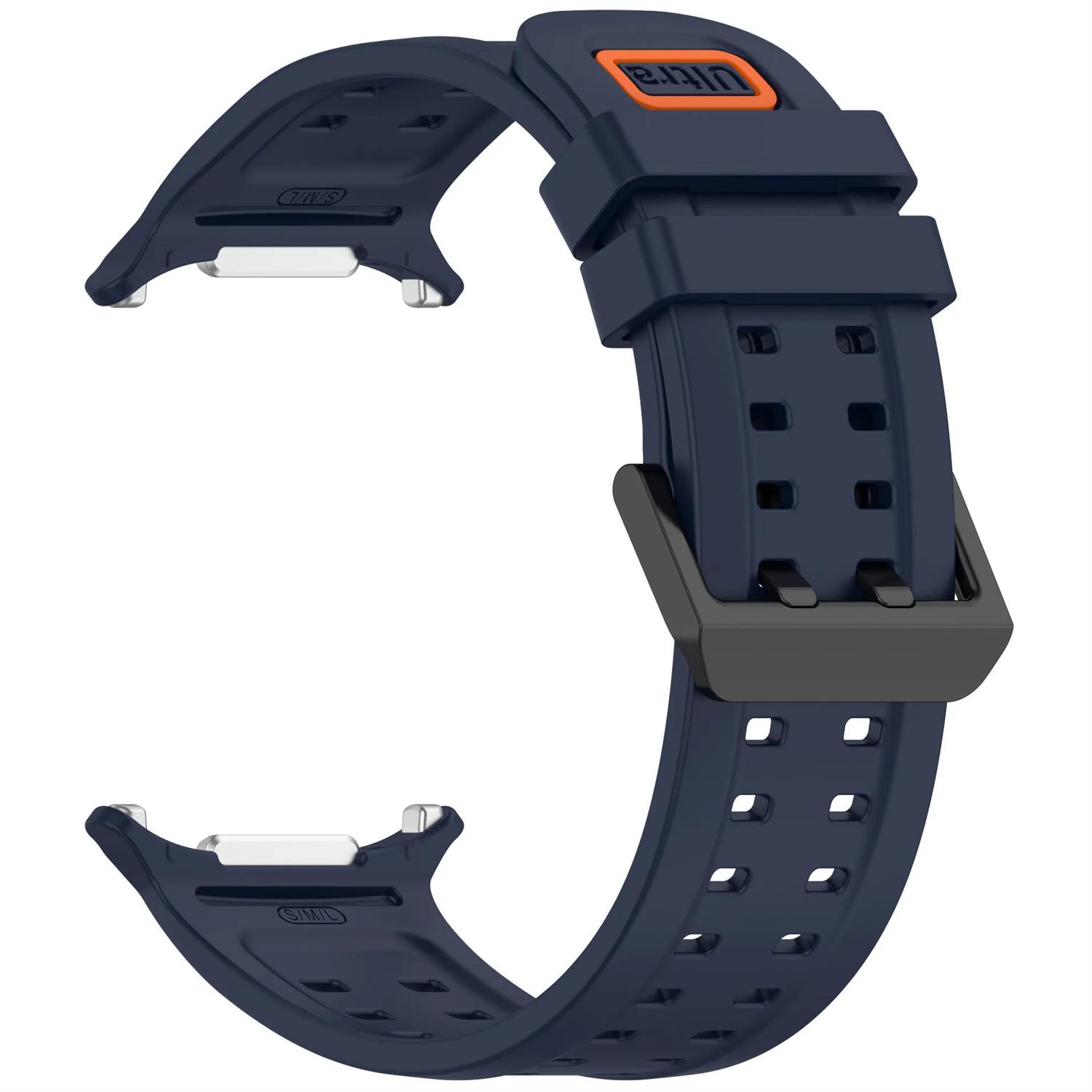 Microsonic Samsung Galaxy Watch Ultra Kordon AeroFlex Sport Lacivert