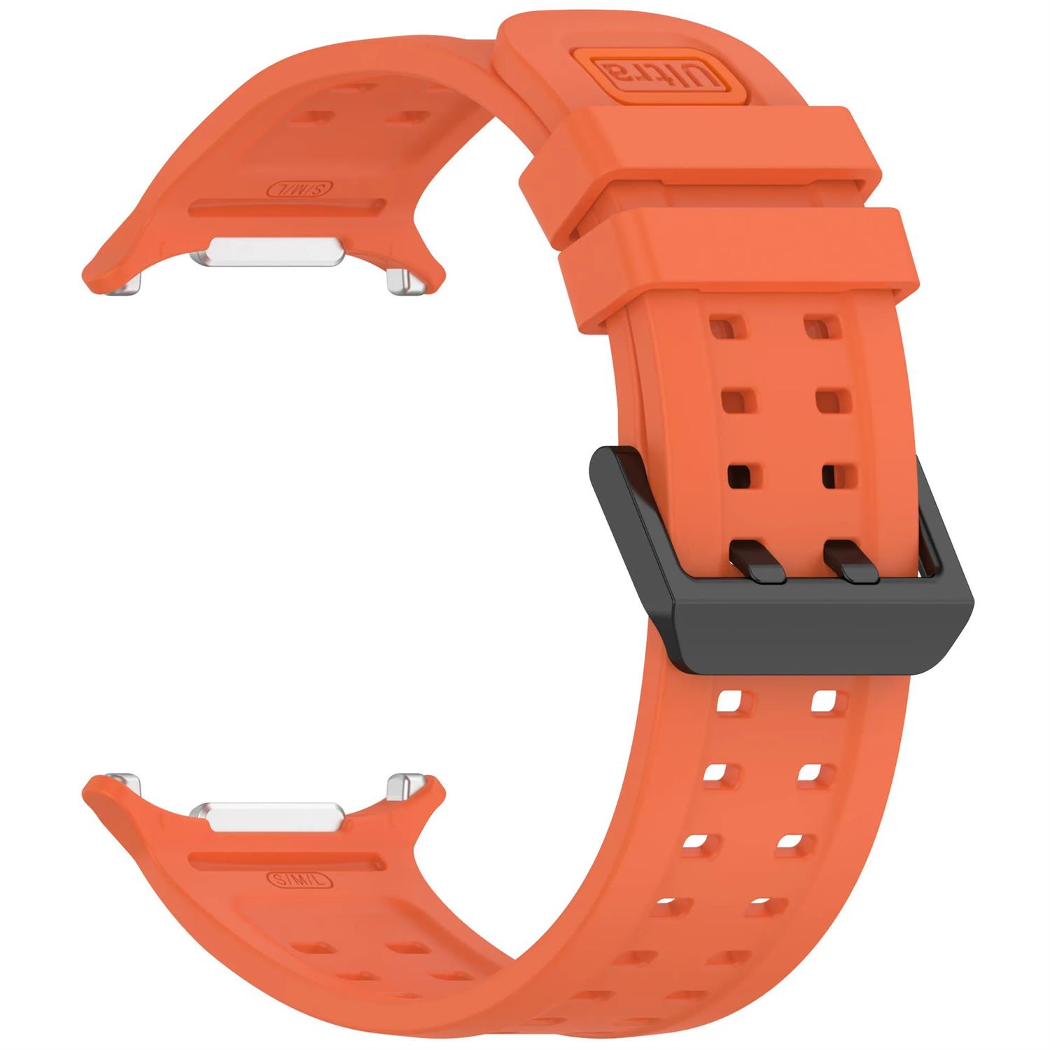 Microsonic Samsung Galaxy Watch Ultra Kordon AeroFlex Sport Turuncu