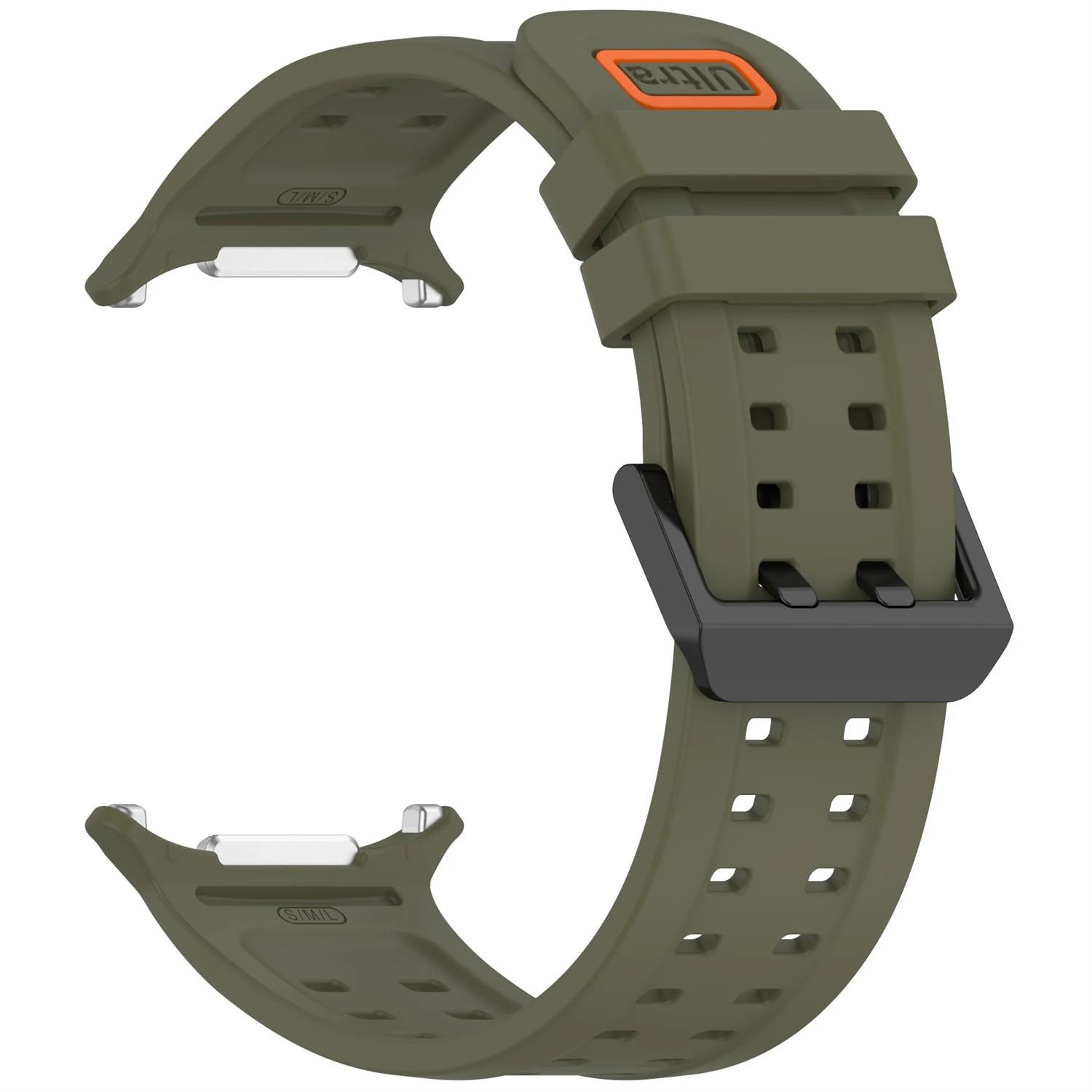 Microsonic Samsung Galaxy Watch Ultra Kordon AeroFlex Sport Yeşil