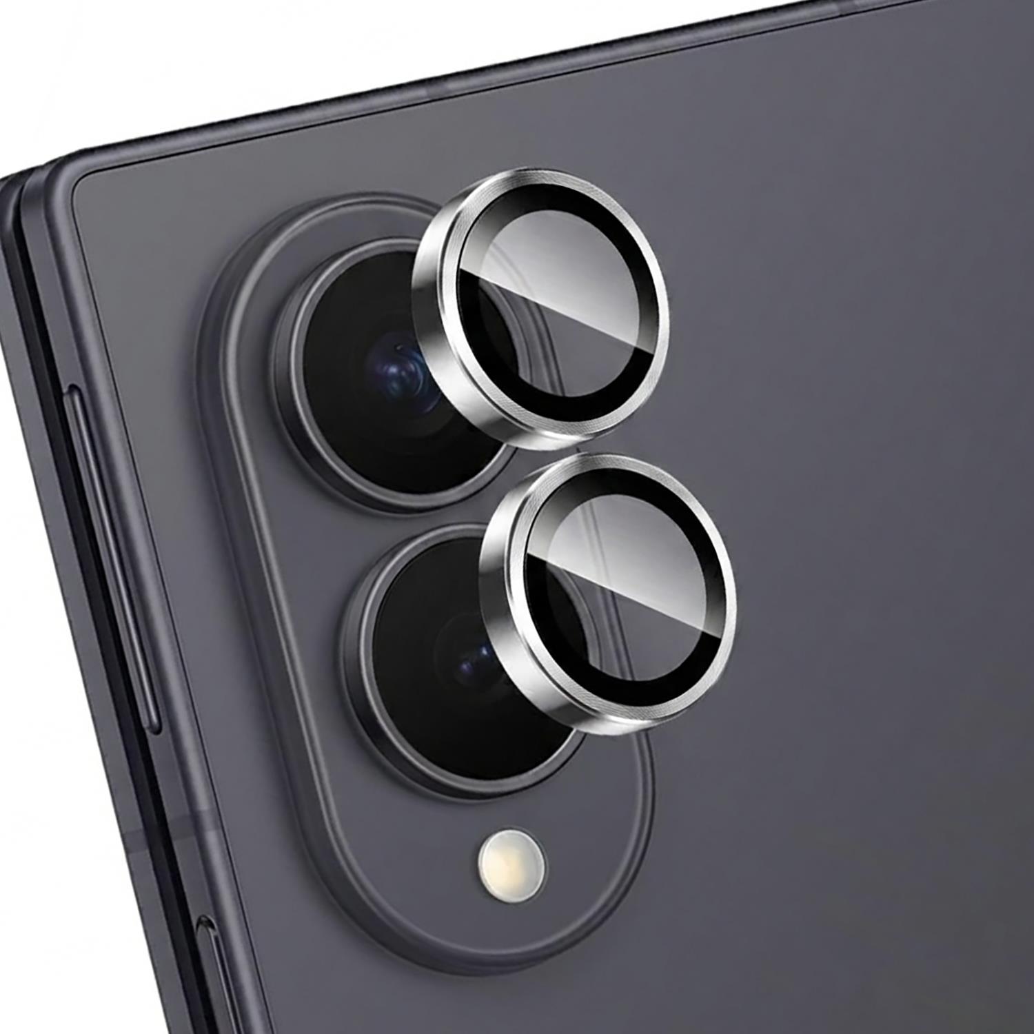 Microsonic Samsung Galaxy Z Fold 8 Tekli Kamera Lens Koruma Camı Gümüş