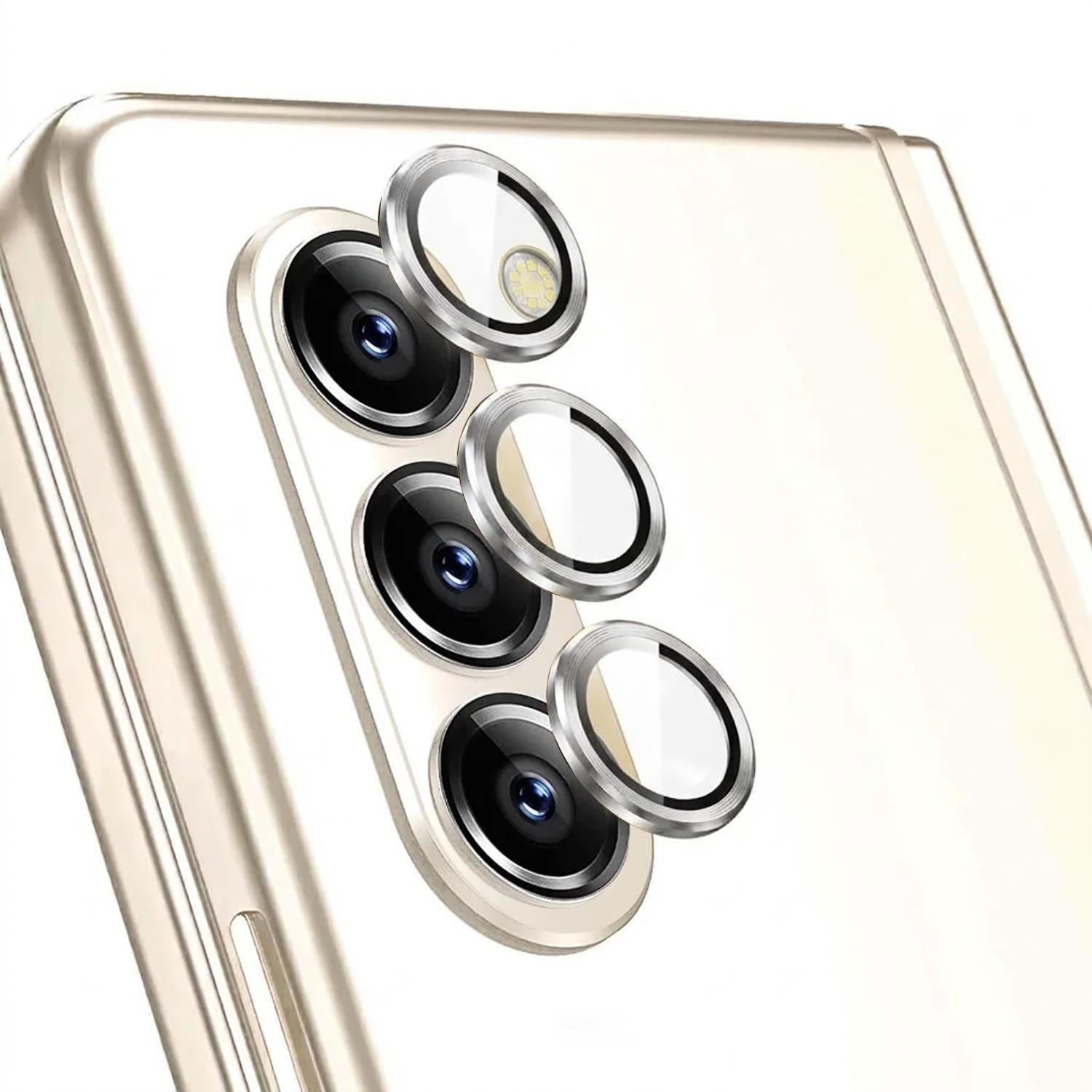 Microsonic Samsung Galaxy Z Fold 8 Ultra Tekli Kamera Lens Koruma Camı Gümüş