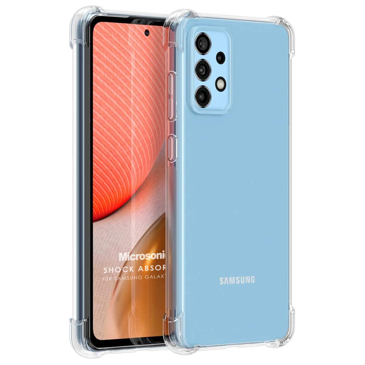 Microsonic Samsung Galaxy A32 5G Kılıf Shock Absorbing Şeffaf