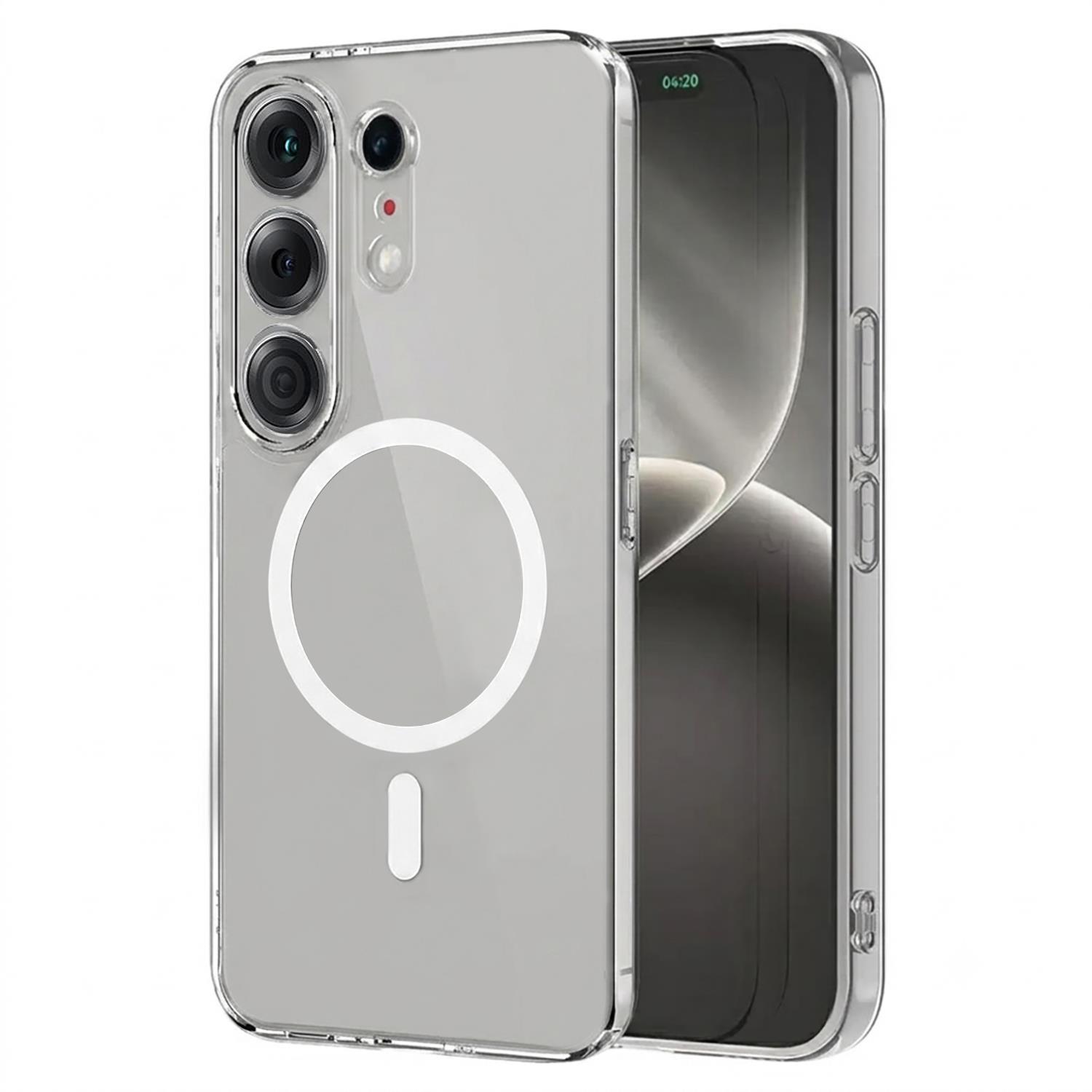 Microsonic TECNO Camon 40 Pro Kılıf MagSafe Clear Sararmaz Şeffaf
