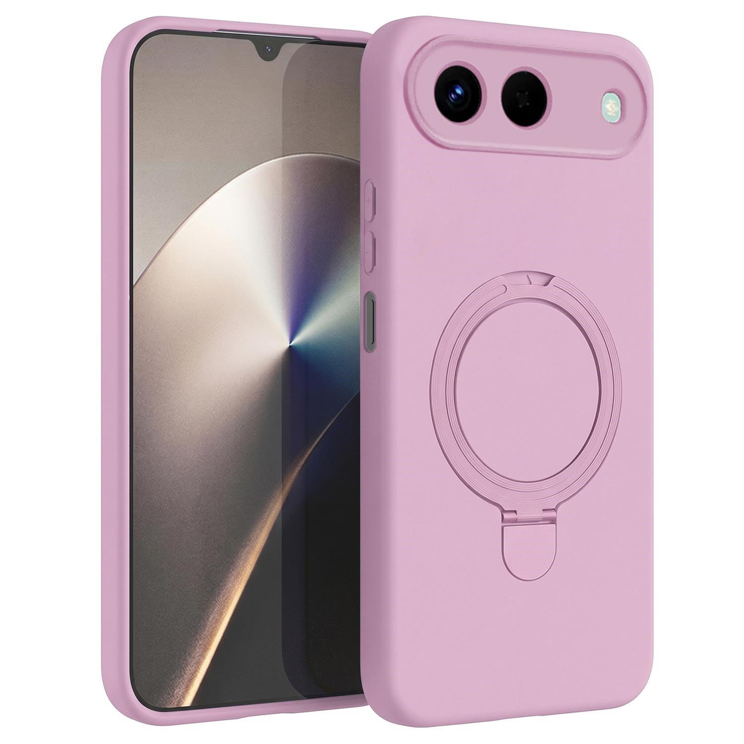 Microsonic TECNO Spark 40 5G Kılıf Aura Stant MagSafe Pembe