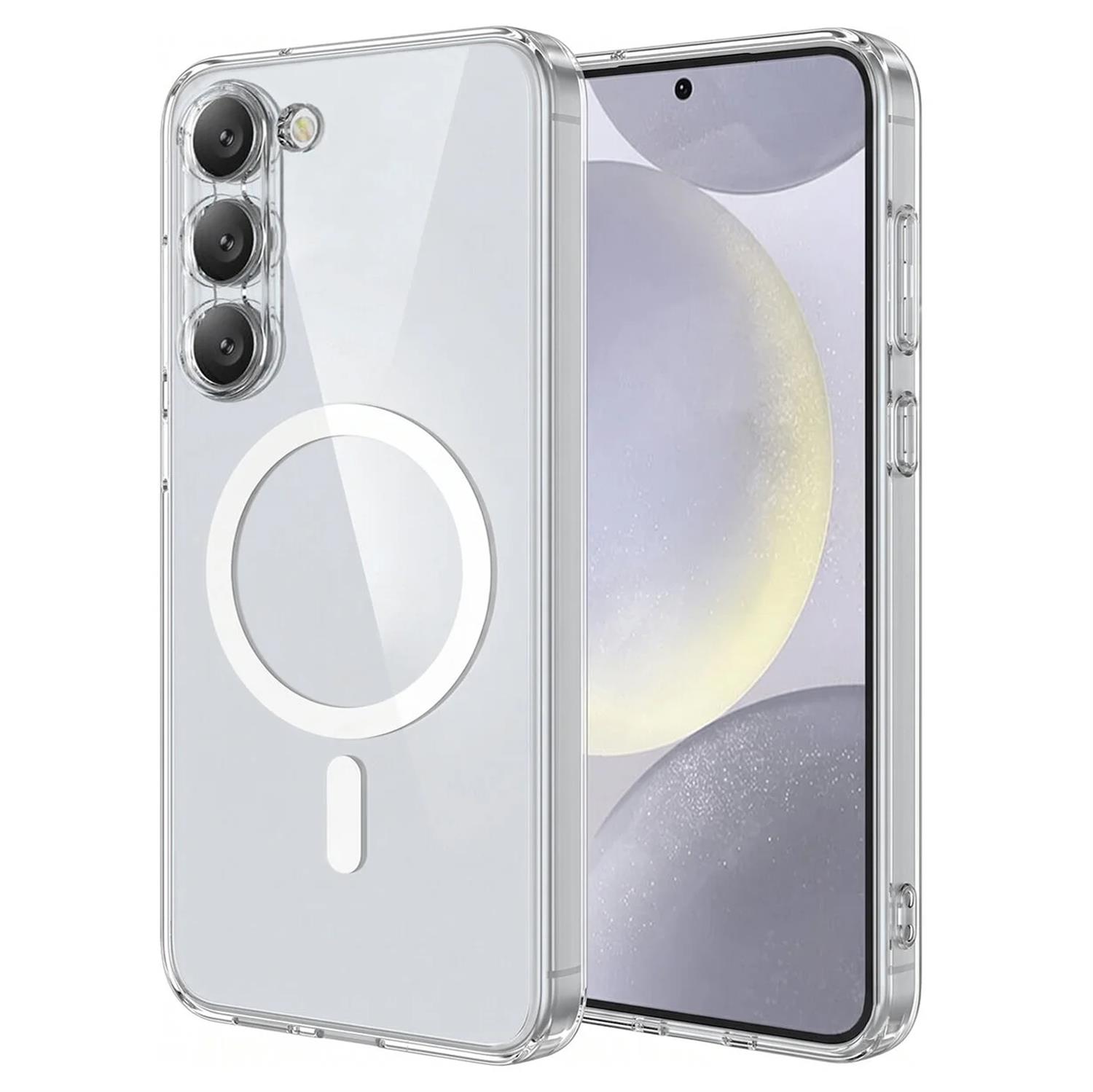 Microsonic TECNO Spark 40 Pro Kılıf MagSafe Clear Sararmaz Şeffaf