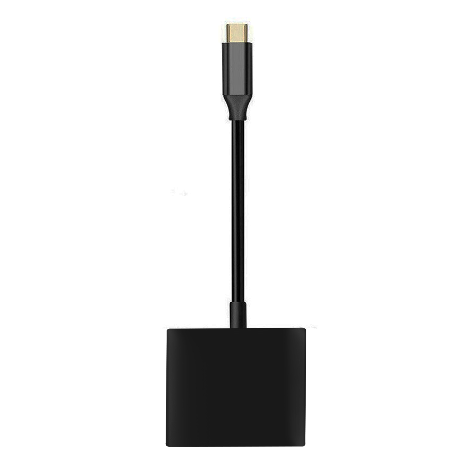 Microsonic Type-C to HDTV Multi-Adapter 3 in 1 HDMI USB Type-C Macbook Kablo Adaptör Siyah
