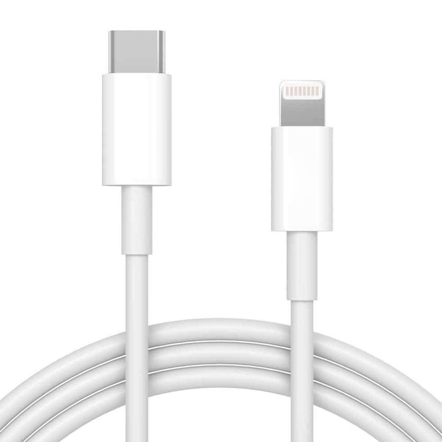Microsonic Type-C to Lightning Kablo iPhone iPad Macbook Typ-C - 8Pin İOS Lightning Dönüştücü Kablo Beyaz