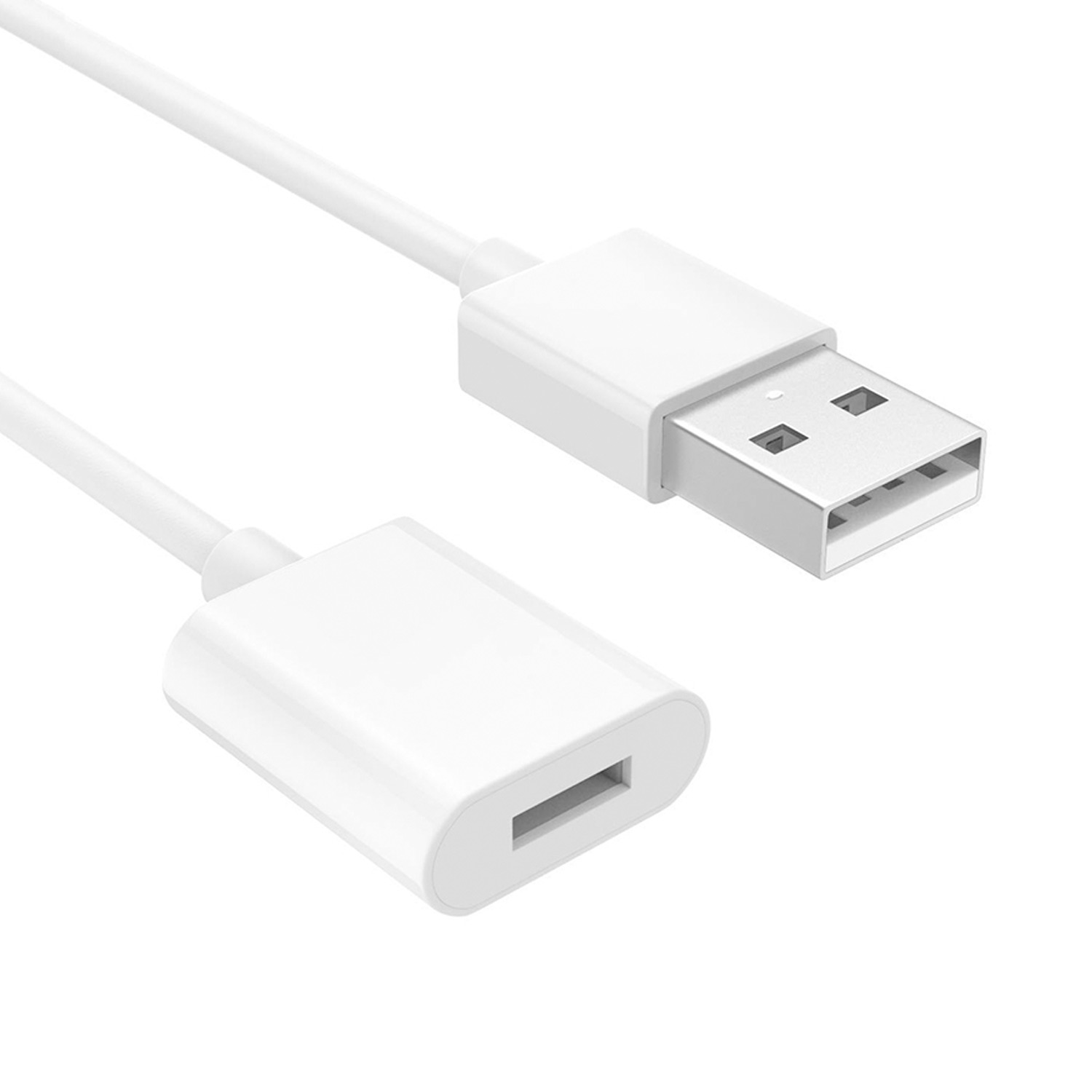 Microsonic USB to Dişi Lightning iPhone Kablo Apple Pencil için USB Şarj Kablosu Beyaz