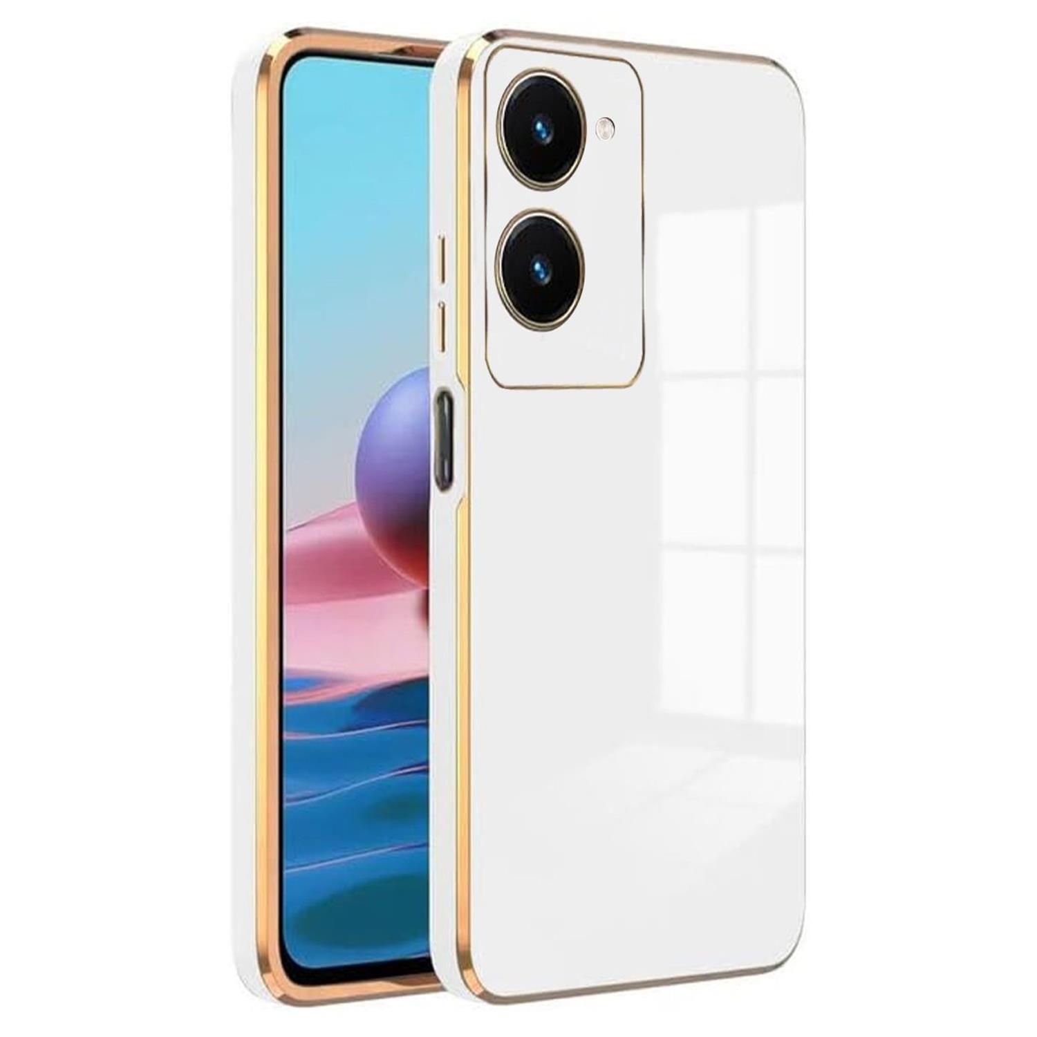 Microsonic Vivo Y18 Kılıf Olive Plated Beyaz