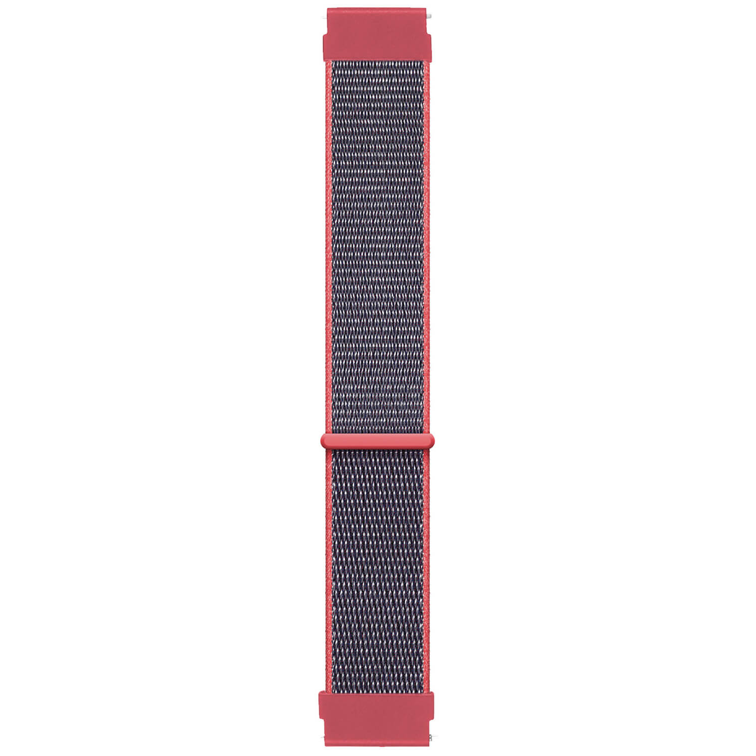 Microsonic Huawei Watch GT5 Pro 42mm Hasırlı Kordon Woven Sport Loop Koyu Pembe