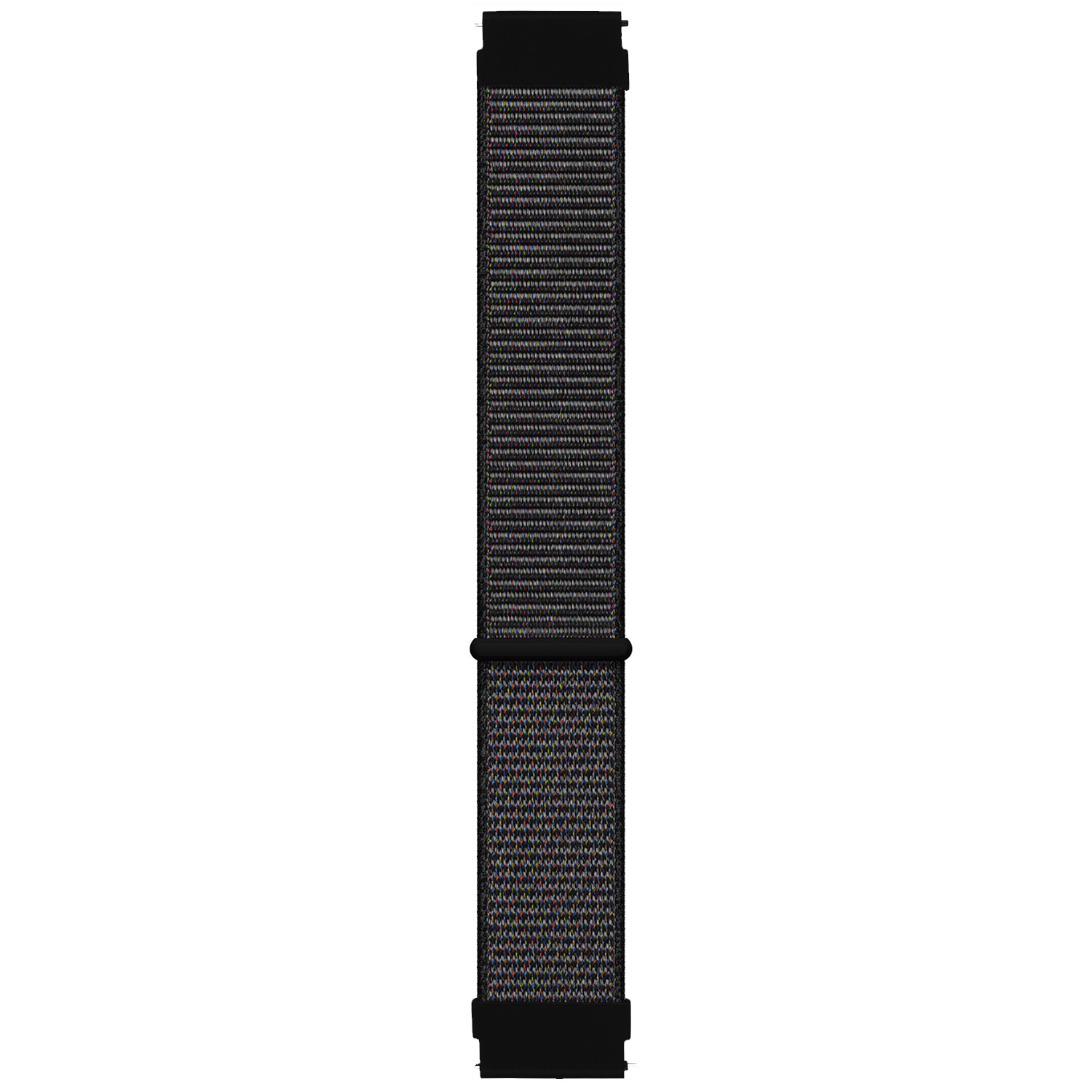 Microsonic Garmin Vivoactive 5 Hasırlı Kordon Woven Sport Loop Siyah