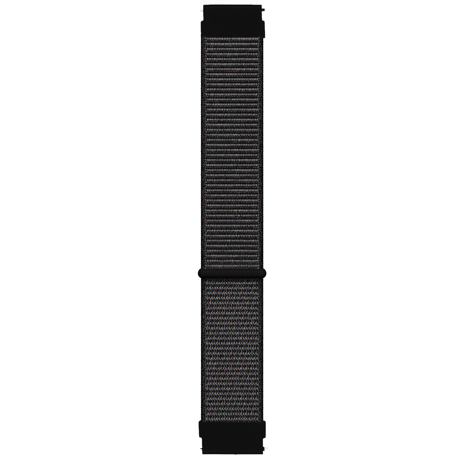 Microsonic Amazfit Cheetah Square Hasırlı Kordon Woven Sport Loop Siyah