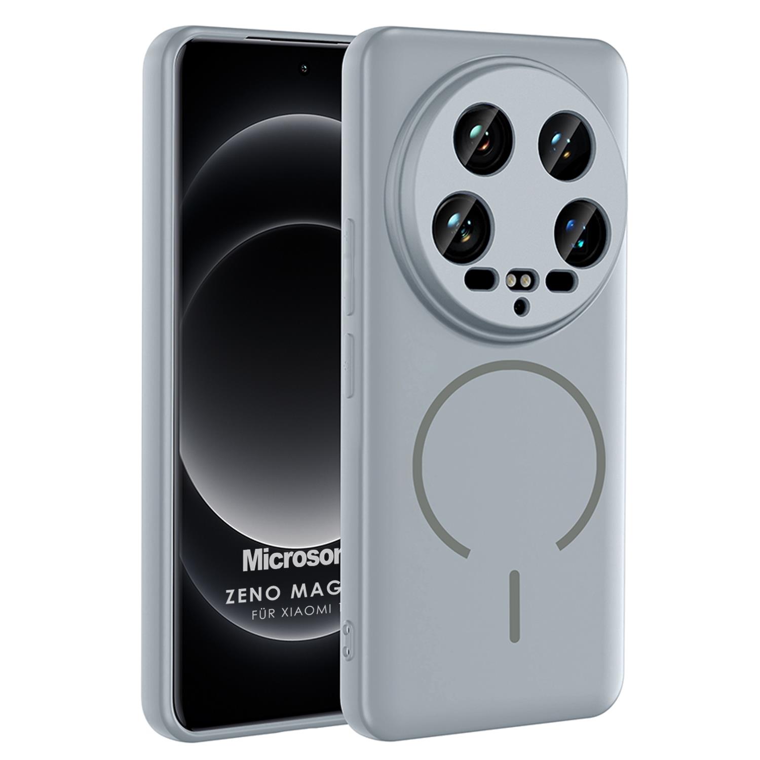Microsonic Xiaomi 14 Ultra Kılıf Zeno MagSafe Gri