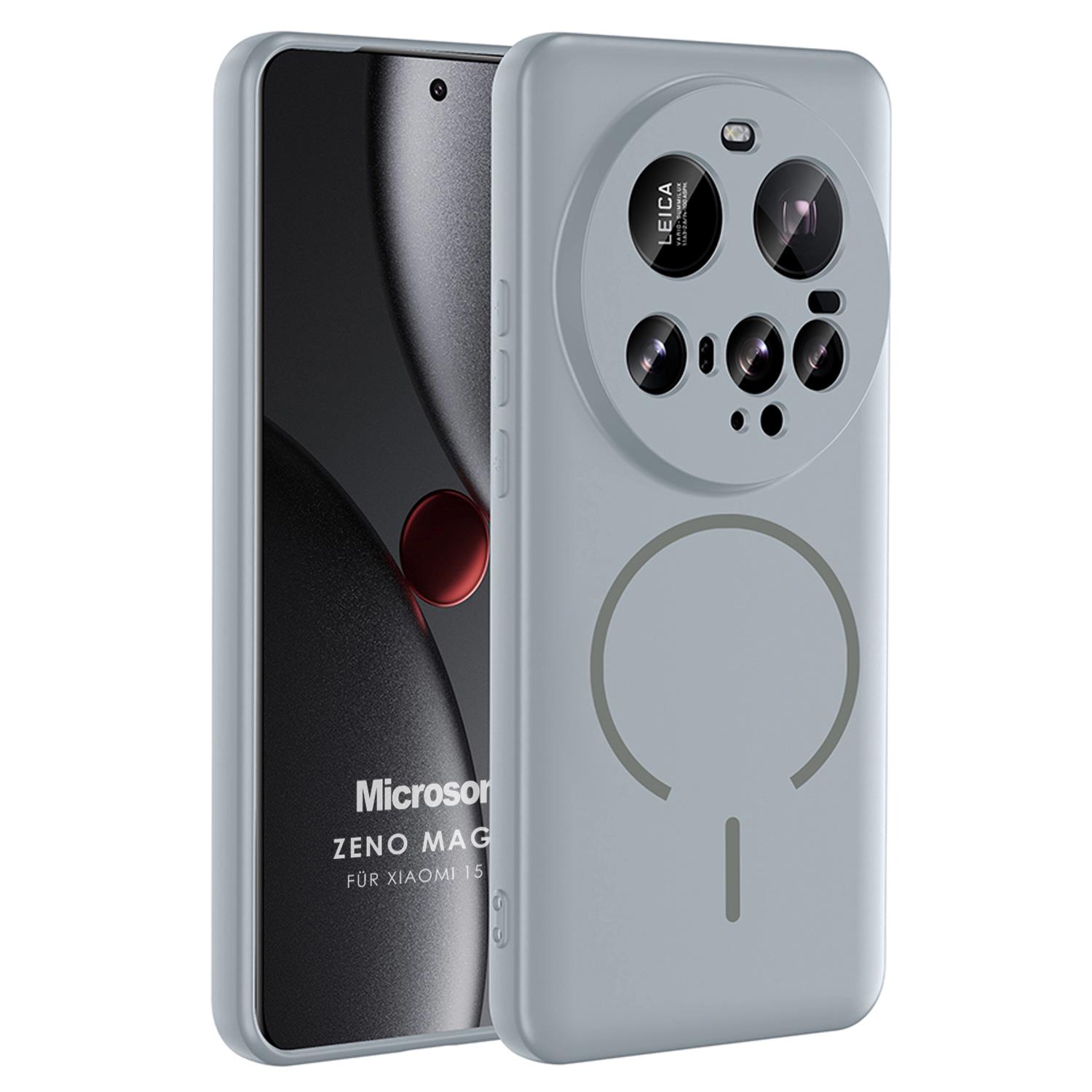 Microsonic Xiaomi 15 Ultra Kılıf Zeno MagSafe Gri