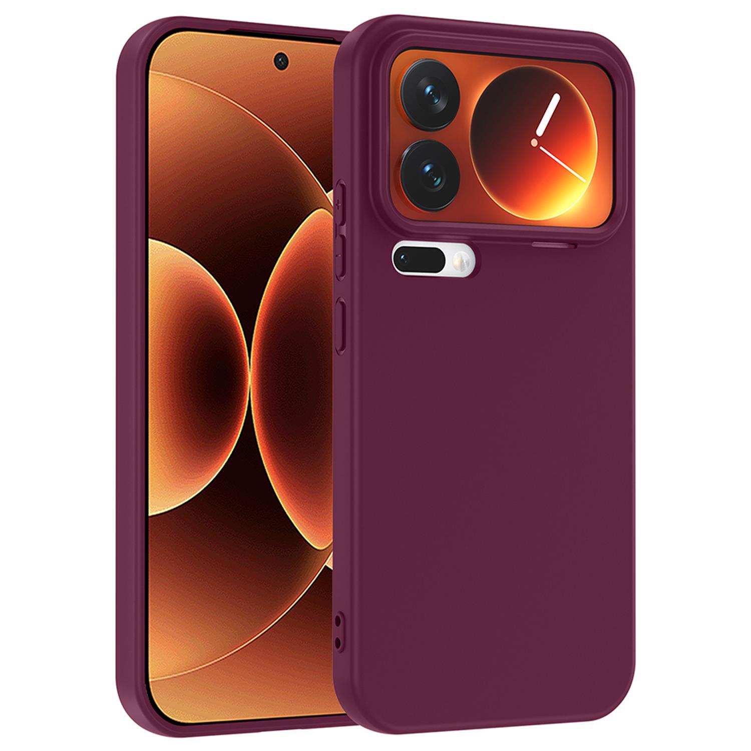 Microsonic Xiaomi 17 Pro Max Kılıf Groovy Soft Mor