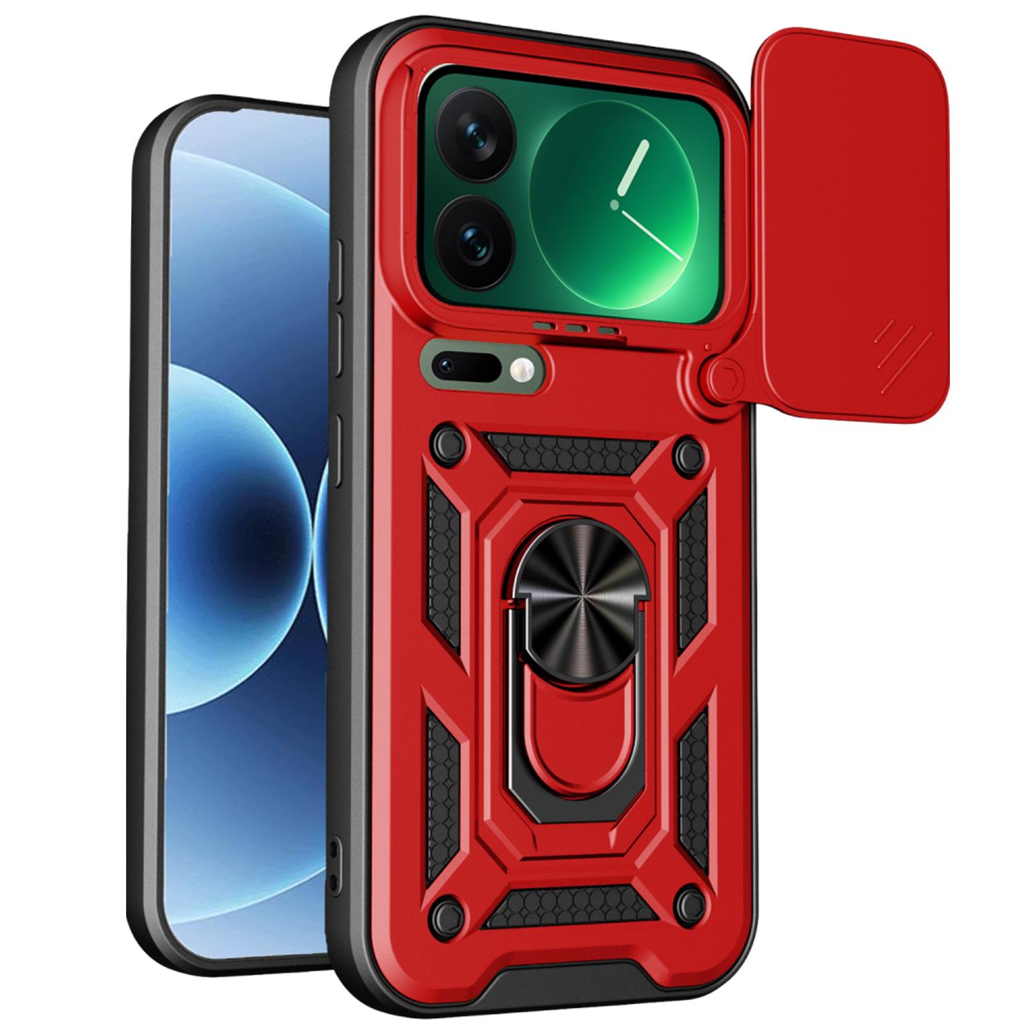 Microsonic Xiaomi 17 Pro Kılıf Impact Resistant Kırmızı