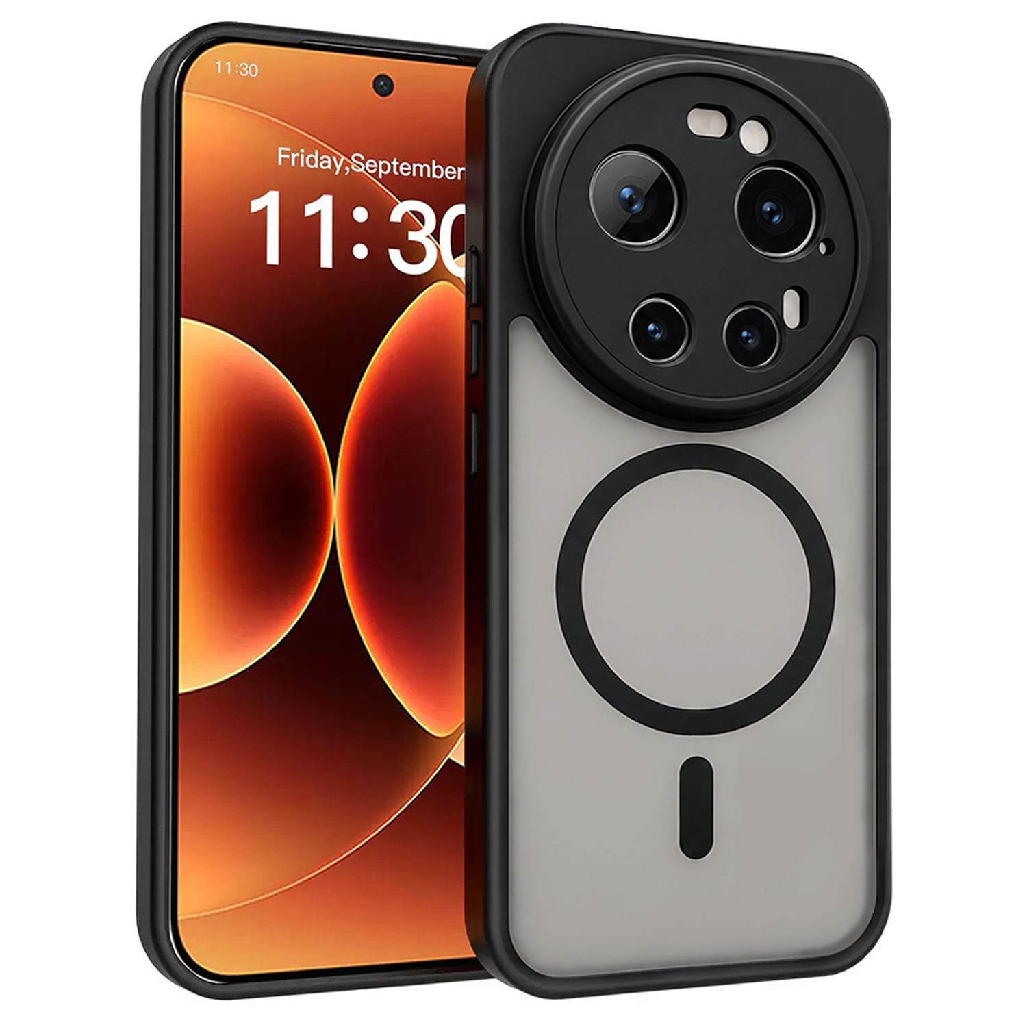Microsonic Xiaomi 17 Ultra Kılıf Matte FrostMag Siyah